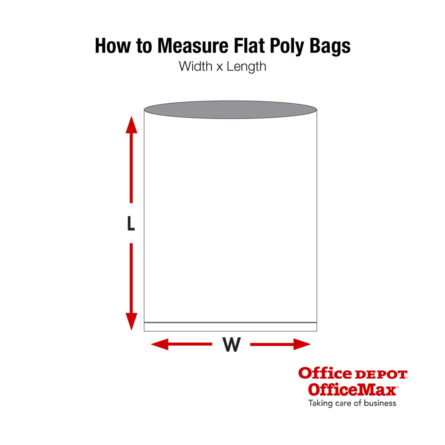 Office Depot Brand 1.5 Mil Flat Poly Bags, 12in x 14in, Clear, Case Of 1000 - Image 3