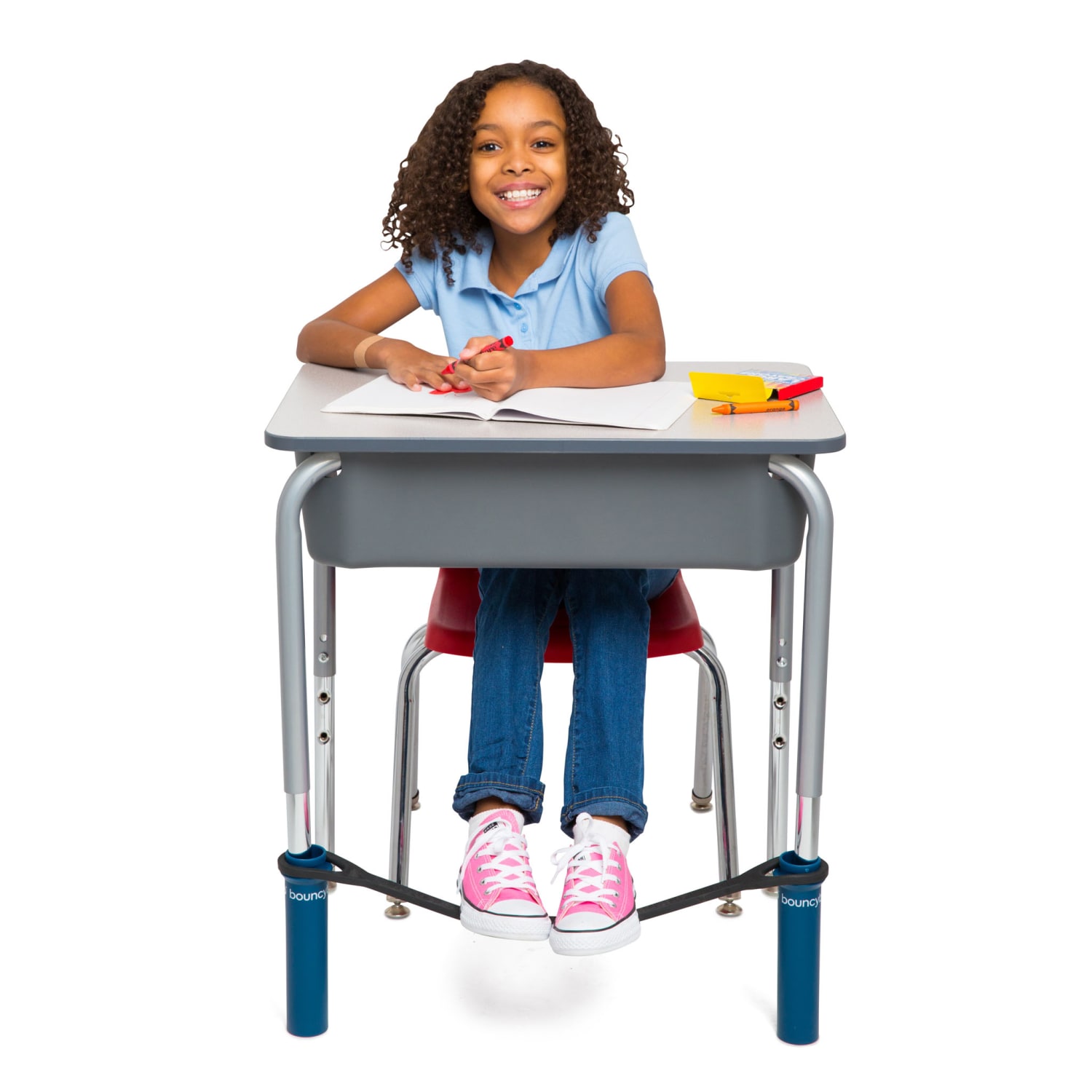 Bouncyband Bouncybands For Desk BlueBlack Set Of 2 Bands PopularChairscom Bouncyband Bouncybands For Desk BlueBlack Set Of 2 Bands PopularChairscom