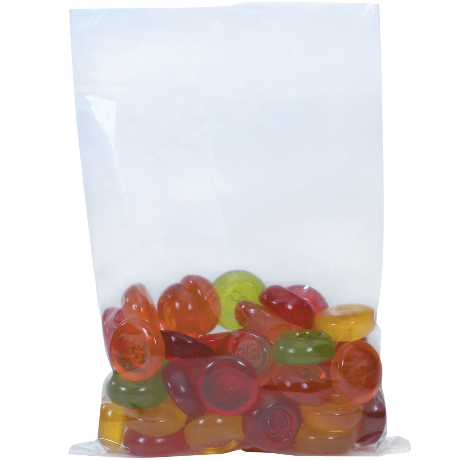 Partners Brand 1.5 Mil Flat Poly Bags, 2in x 4in, Clear, Case Of 1000