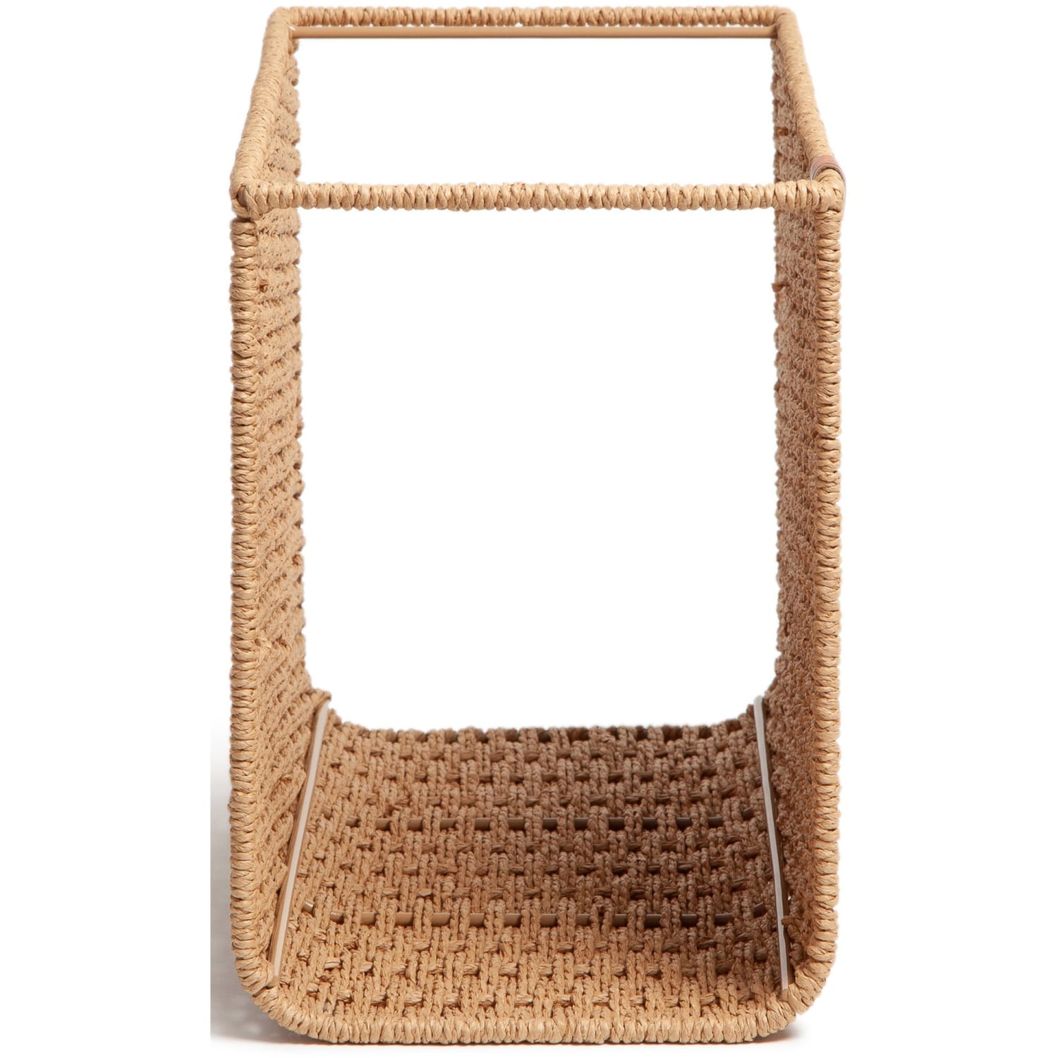 U Brands Woven File Basket - 10.2in Height x 13.8in Width x 7in Depth - Brown - 1 Each - Image 4