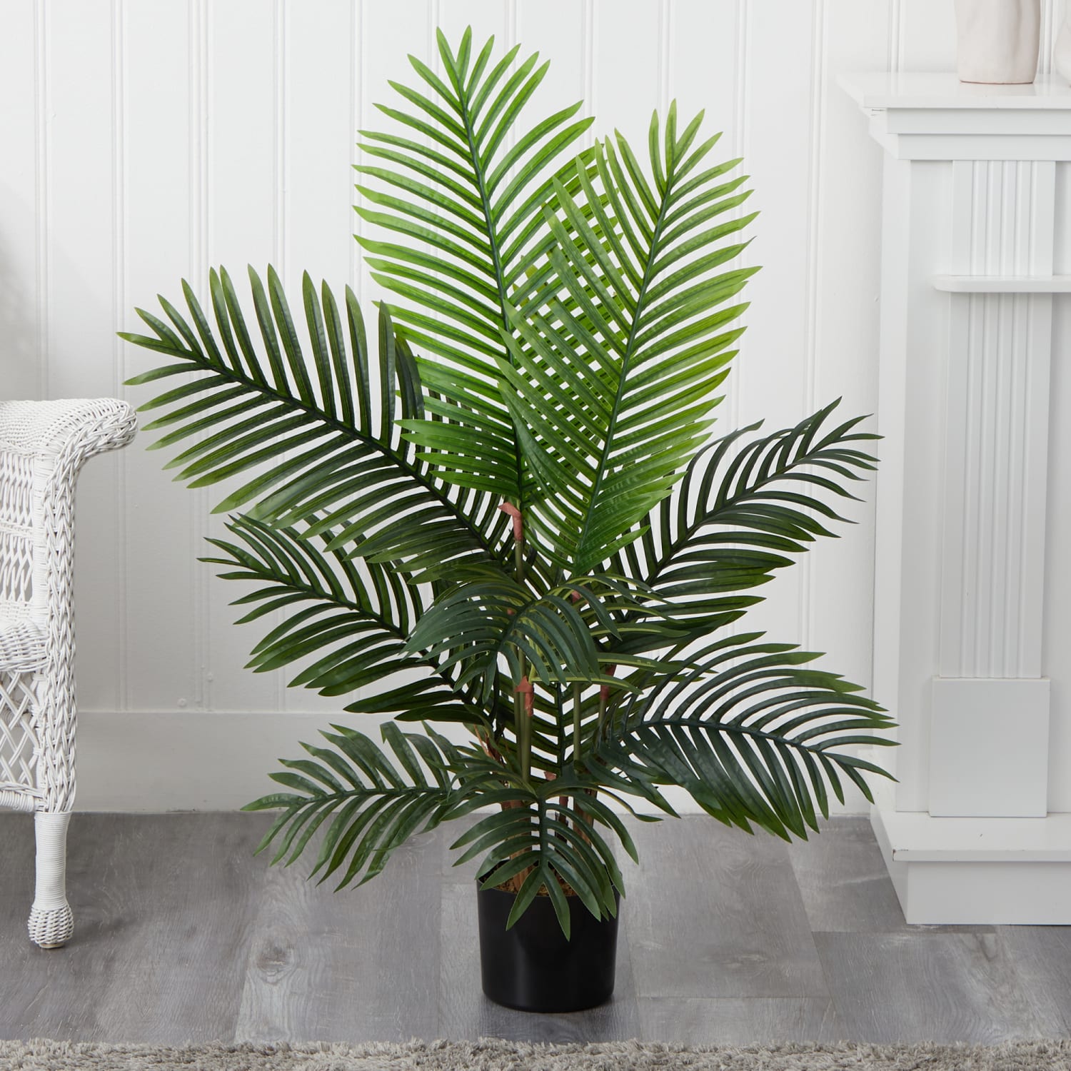 Nearly Natural Paradise Palm 48inH Artificial Tree With Pot, 48inH x 13inW x 13inD, Green - Image 6