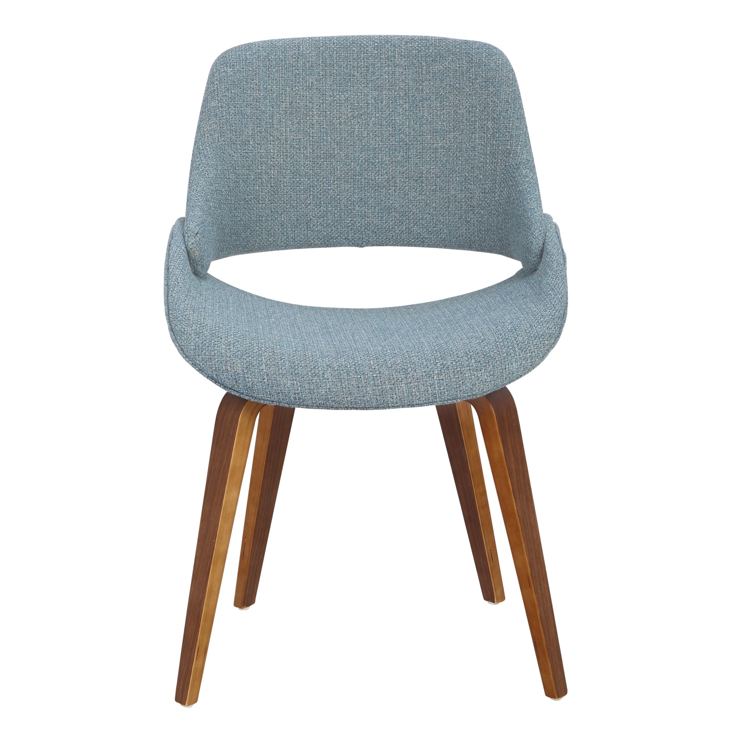 LumiSource Fabrico Chairs Blue Noise SeatWalnut Frame Set Of 2 Chairs PopularChairscom LumiSource Fabrico Chairs Blue Noise SeatWalnut Frame Set Of 2 Chairs PopularChairscom