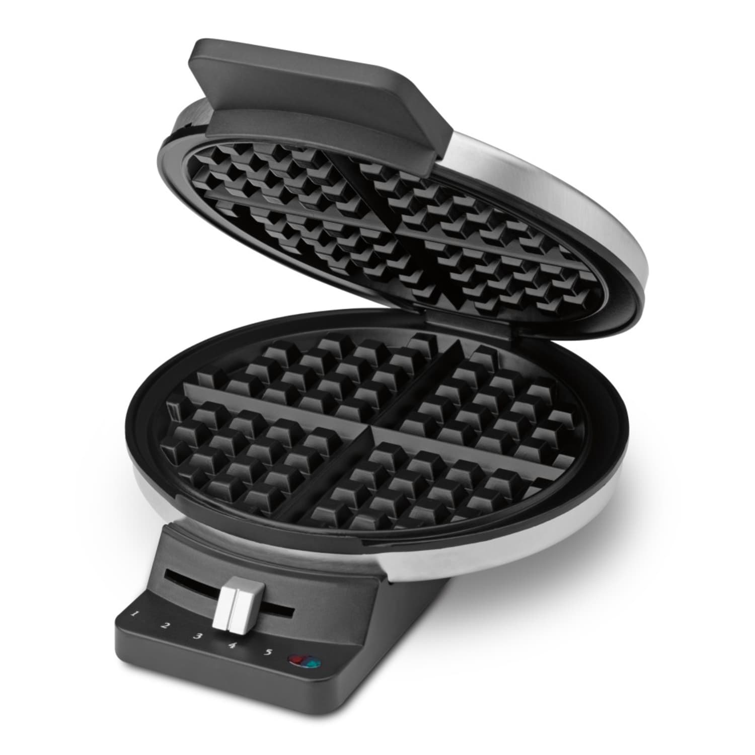 Cuisinart Round Classic Waffle Maker, 7-15/16in x 3-3/8in x 9-3/4in, Silver - Image 3