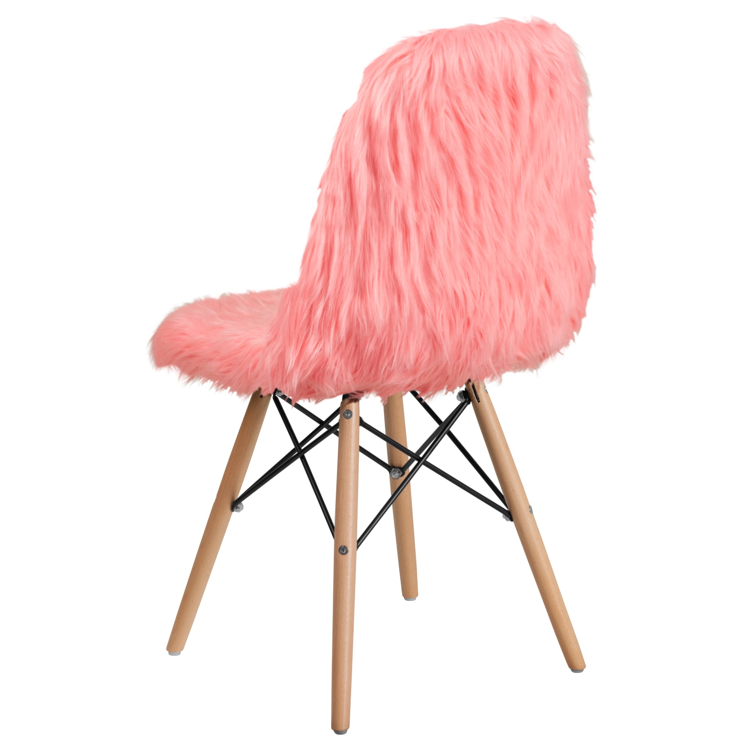 Flash Furniture Shaggy Dog Accent Chair, Hermosa Pink - Image 7
