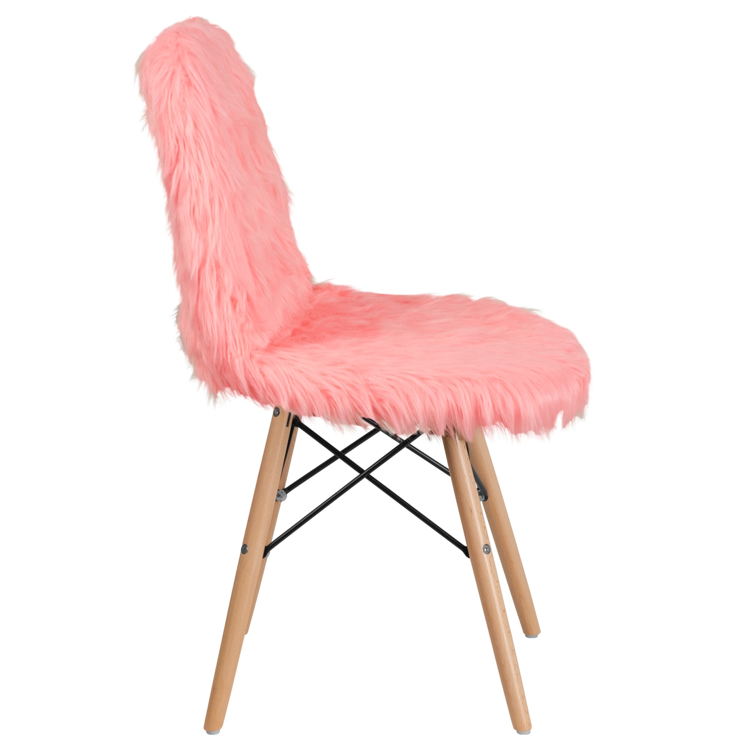 Flash Furniture Shaggy Dog Accent Chair, Hermosa Pink - Image 8