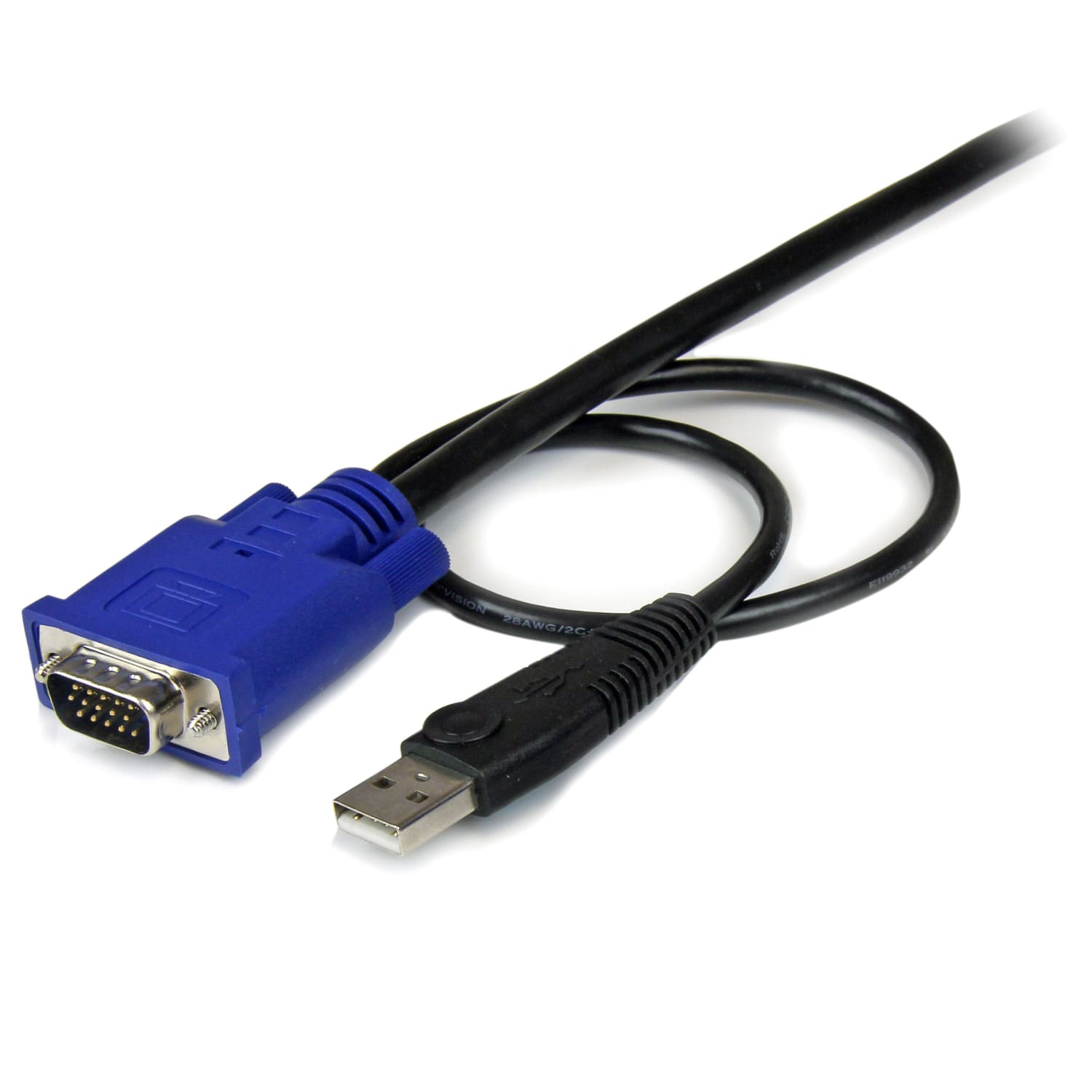StarTech.com StarTech.com 2-in-1 - Video/USB cable - 4 pin USB Type A, HD-15 (M) - HD-15 (M) - 3.05 m - SVECONUS10 - Image 3