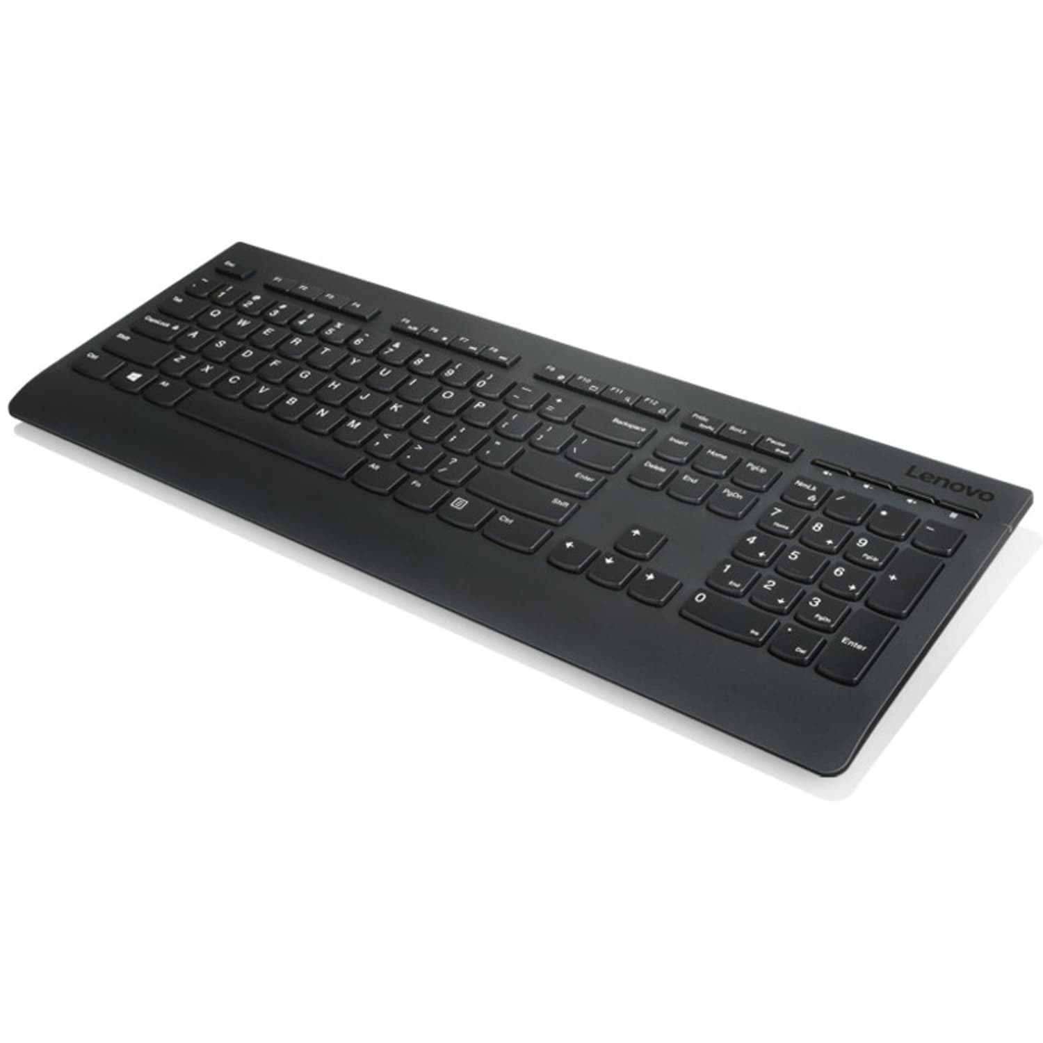 Lenovo Keyboard - Wireless Connectivity - RF - USB Interface - Spanish (Latin America) - Notebook, Tablet, Desktop Computer - Mechanical Keyswitch - Black - Image 4