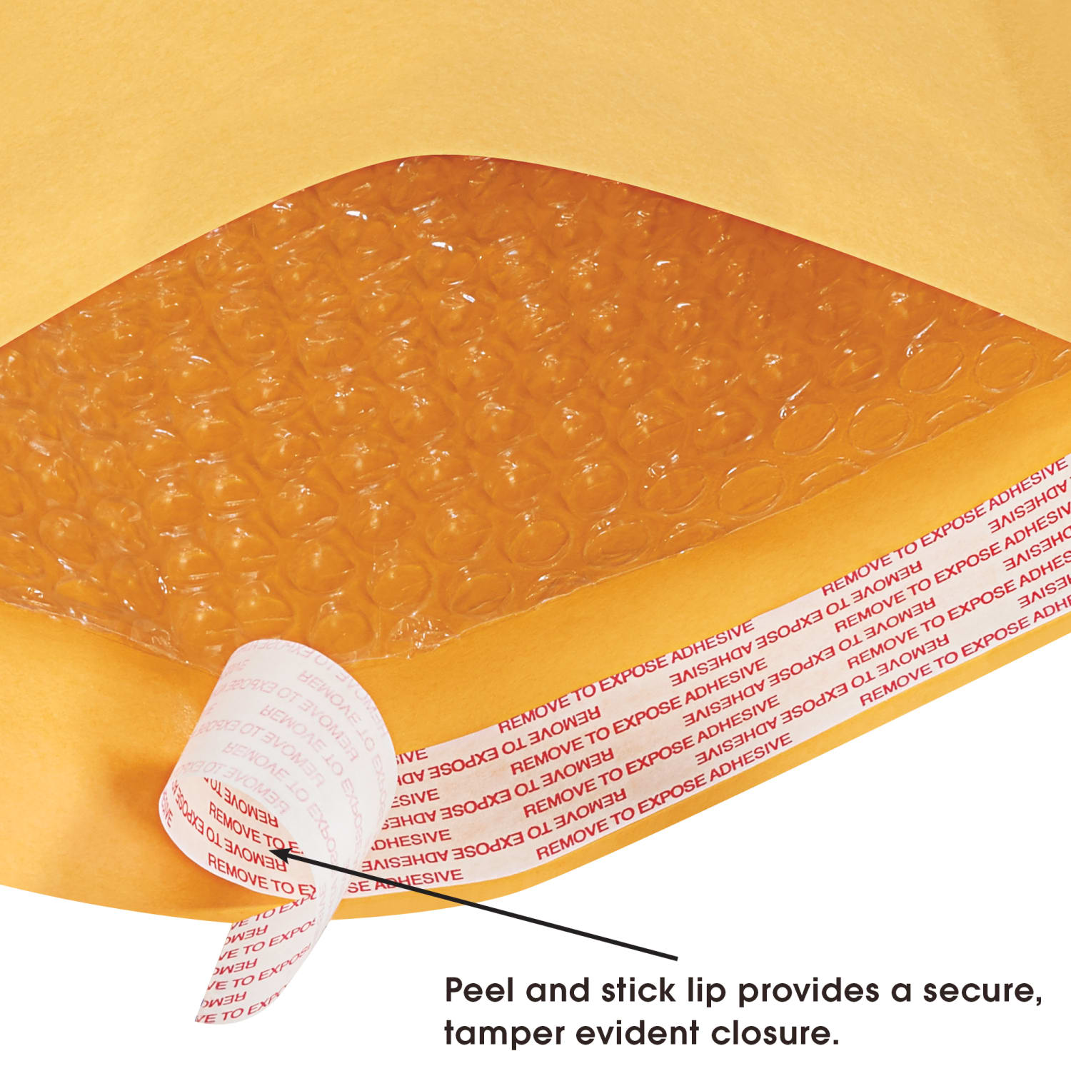 Partners Brand Kraft Self-Seal Bubble Mailers, #00, 5in x 10in, Pack Of 25 - Image 5