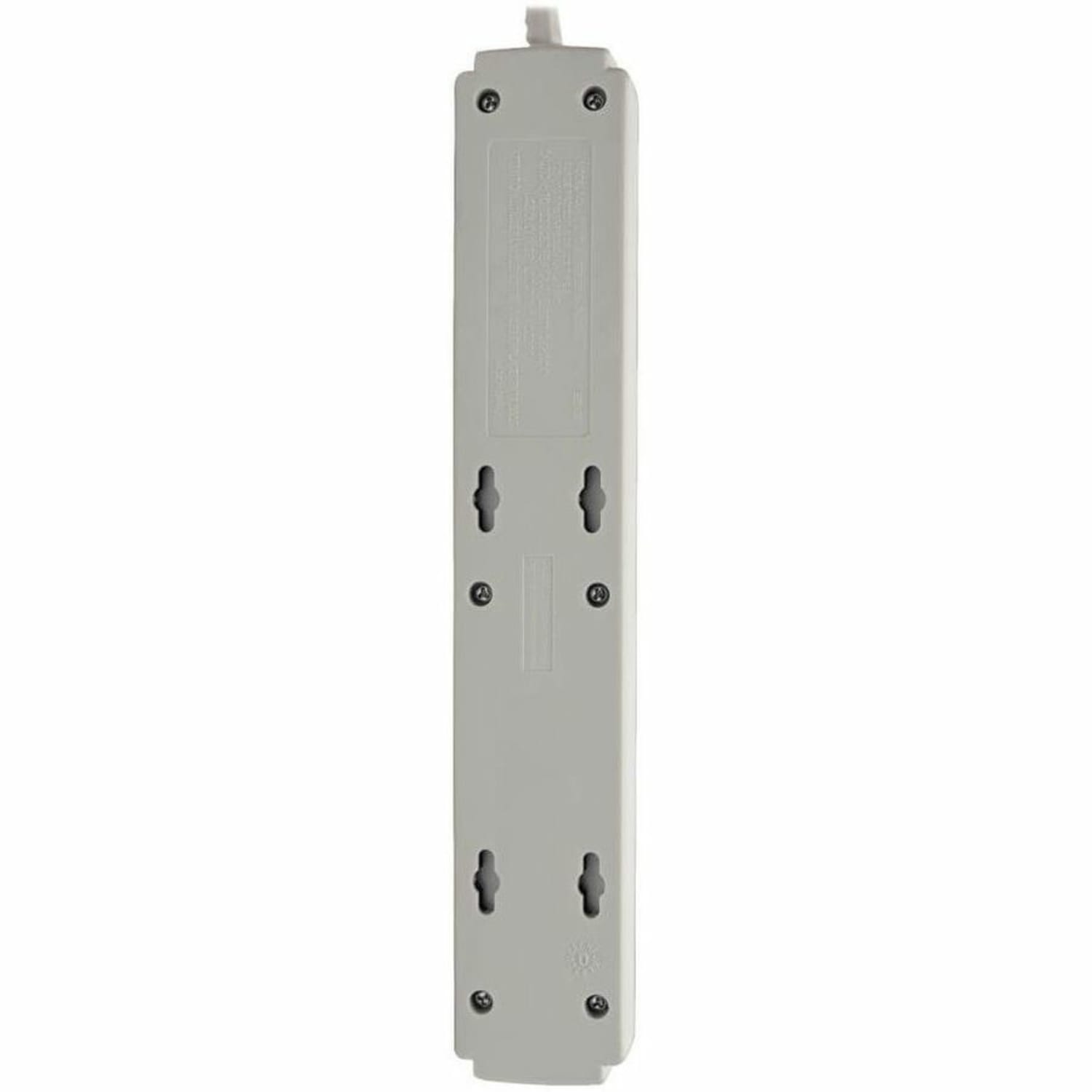Eaton Tripp Lite Series Surge Protector Power Strip 120V 6 Outlet 8ft Cord 990 Joule Flat Plug - Surge protector - TLP608 - Image 5