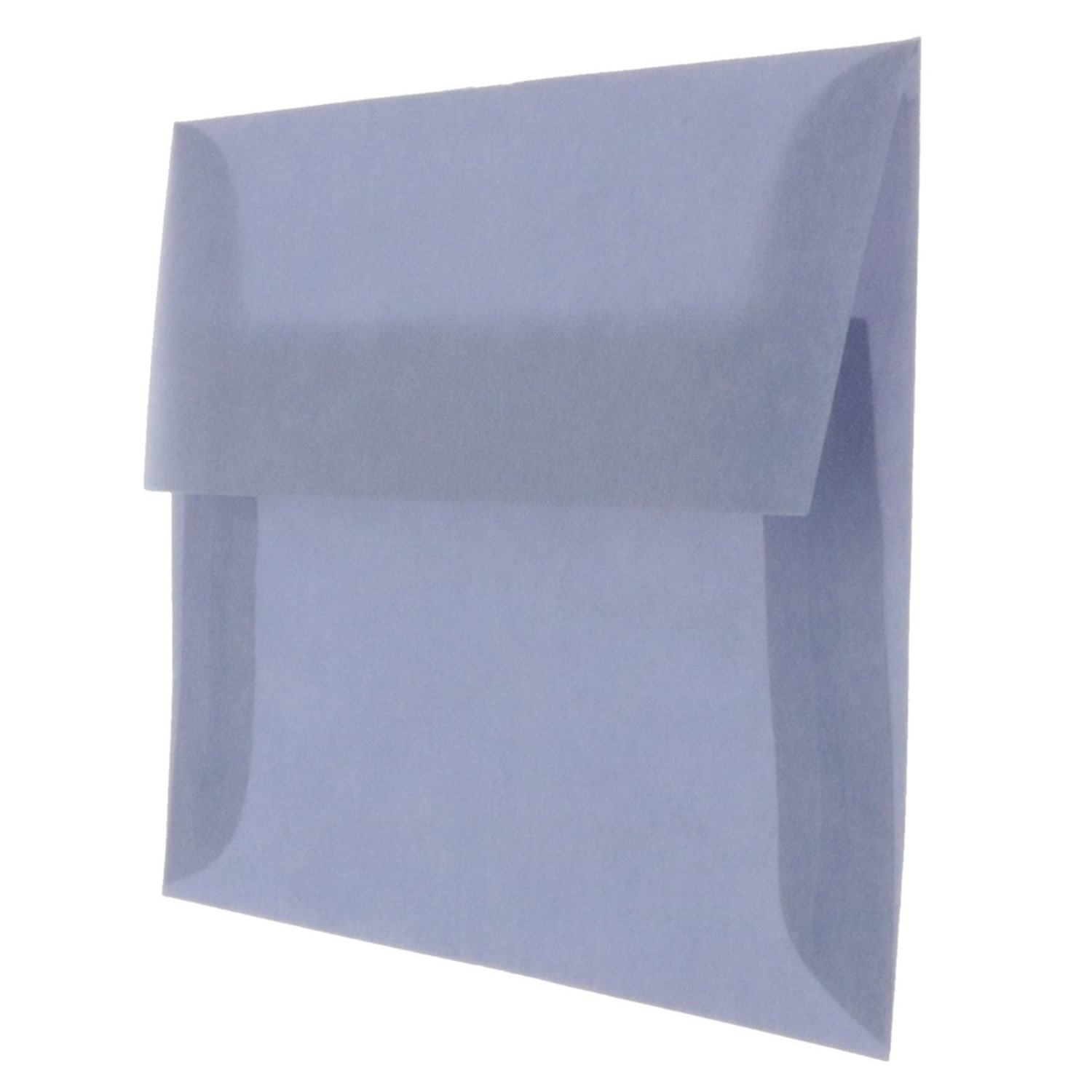 JAM Paper Translucent Envelopes, #4 Bar (A1), Gummed Seal, Wisteria Purple, Pack Of 25 - Image 3