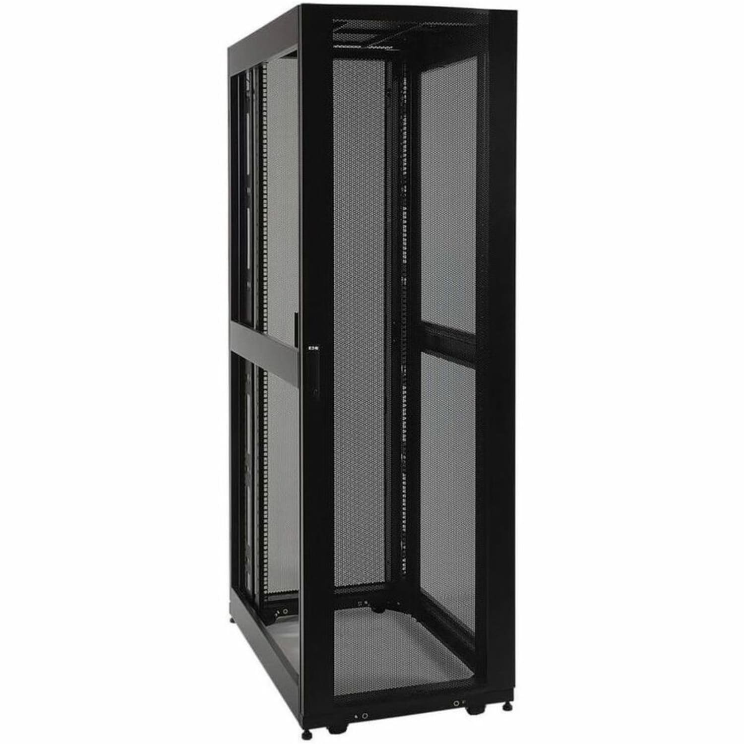 Eaton Tripp Lite Series 42U Rack Enclosure 32in Depth w Doors & Sides 3000lb Capacity - Rack cabinet - black - 42U - 19in - Image 4
