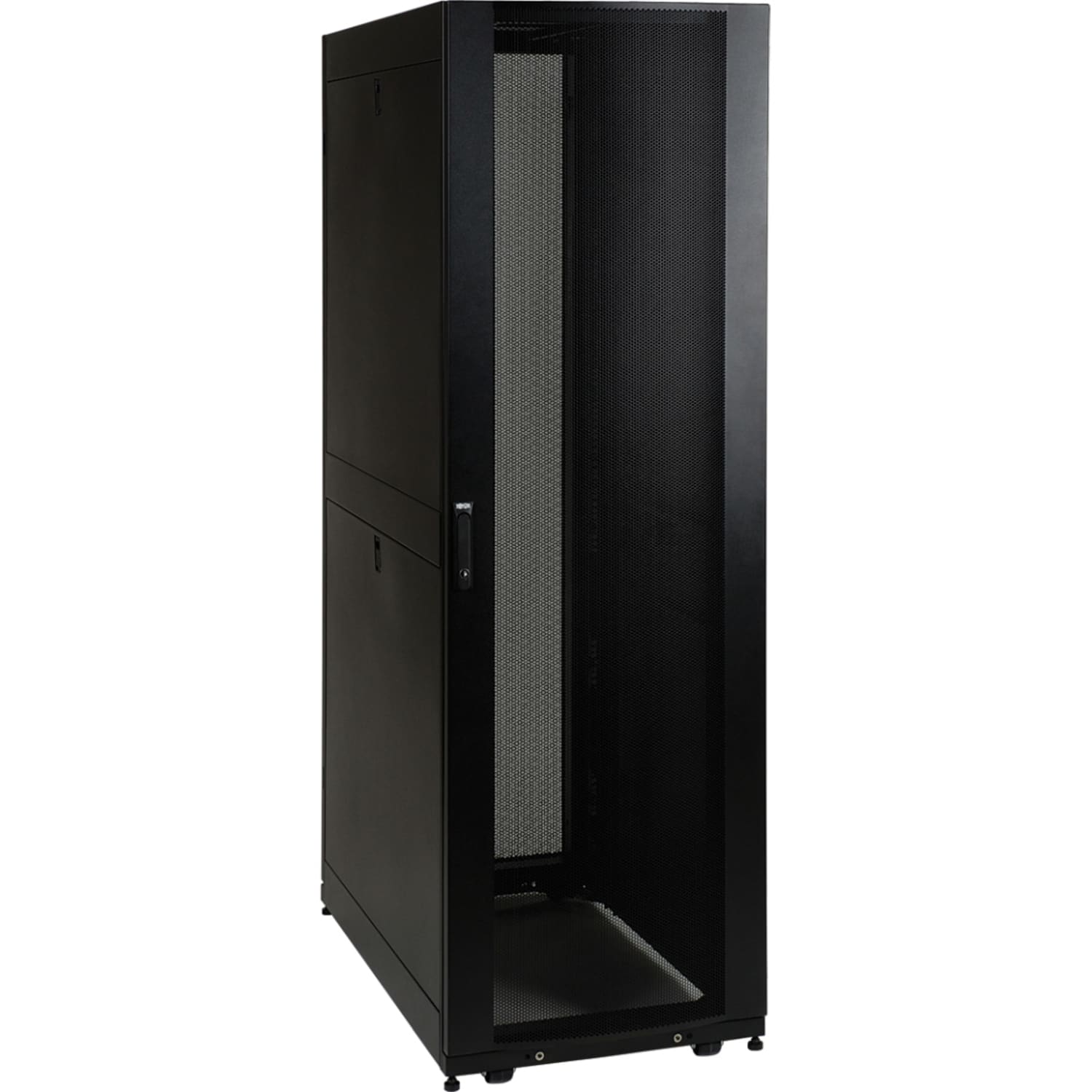 Eaton Tripp Lite Series 42U Rack Enclosure 32in Depth w Doors & Sides 3000lb Capacity - Rack cabinet - black - 42U - 19in - Image 6