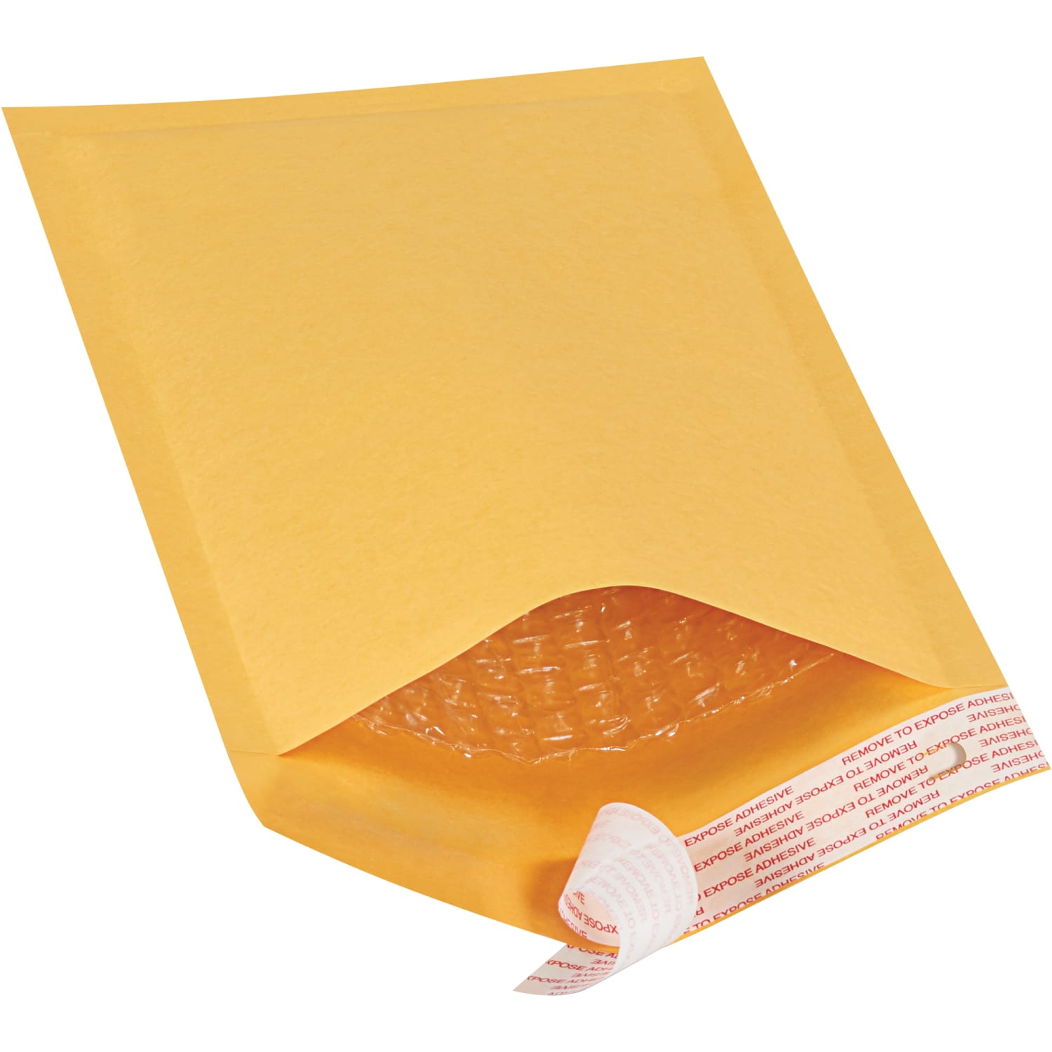Partners Brand Kraft EZ Open Tear-Tab Bubble Mailers, #00, 5in x 10in, Pack Of 25