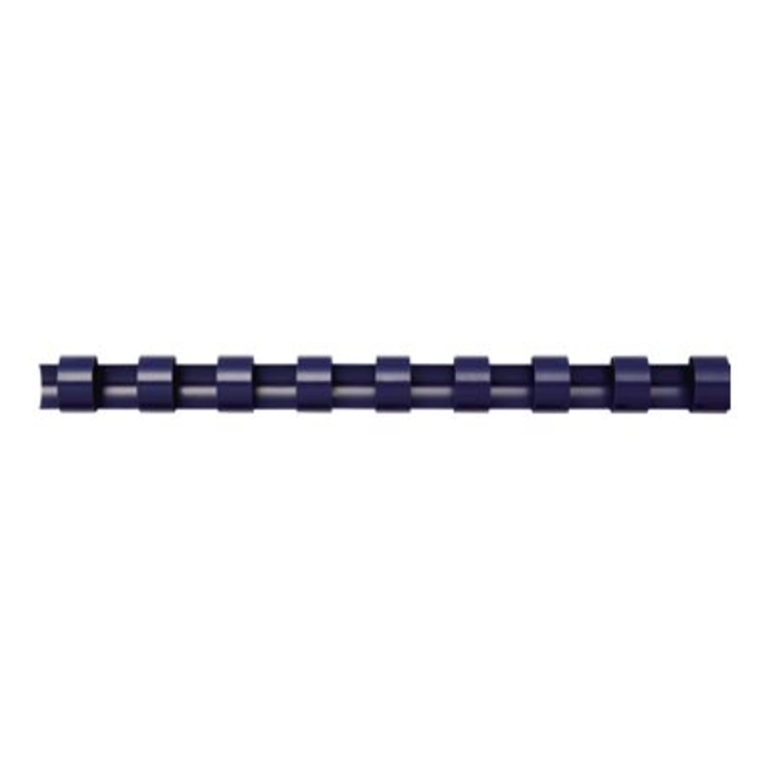 Fellowes 19-Ring Plastic Comb Binding, 0.4in x 10.8in x 0.4in, Navy, Pack Of 100 - Image 3