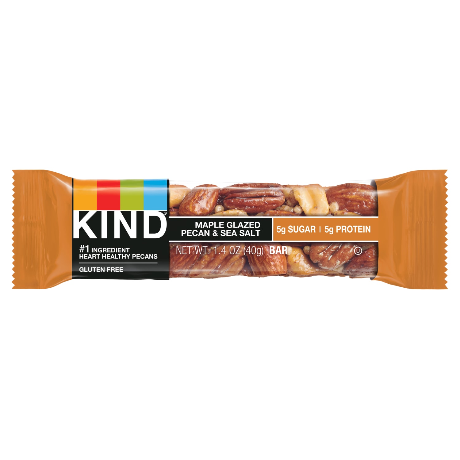 KIND Maple Glazed Pecan And Sea Salt Nut And Spice Bars, 1.4 Oz, Box Of 12 - Image 3