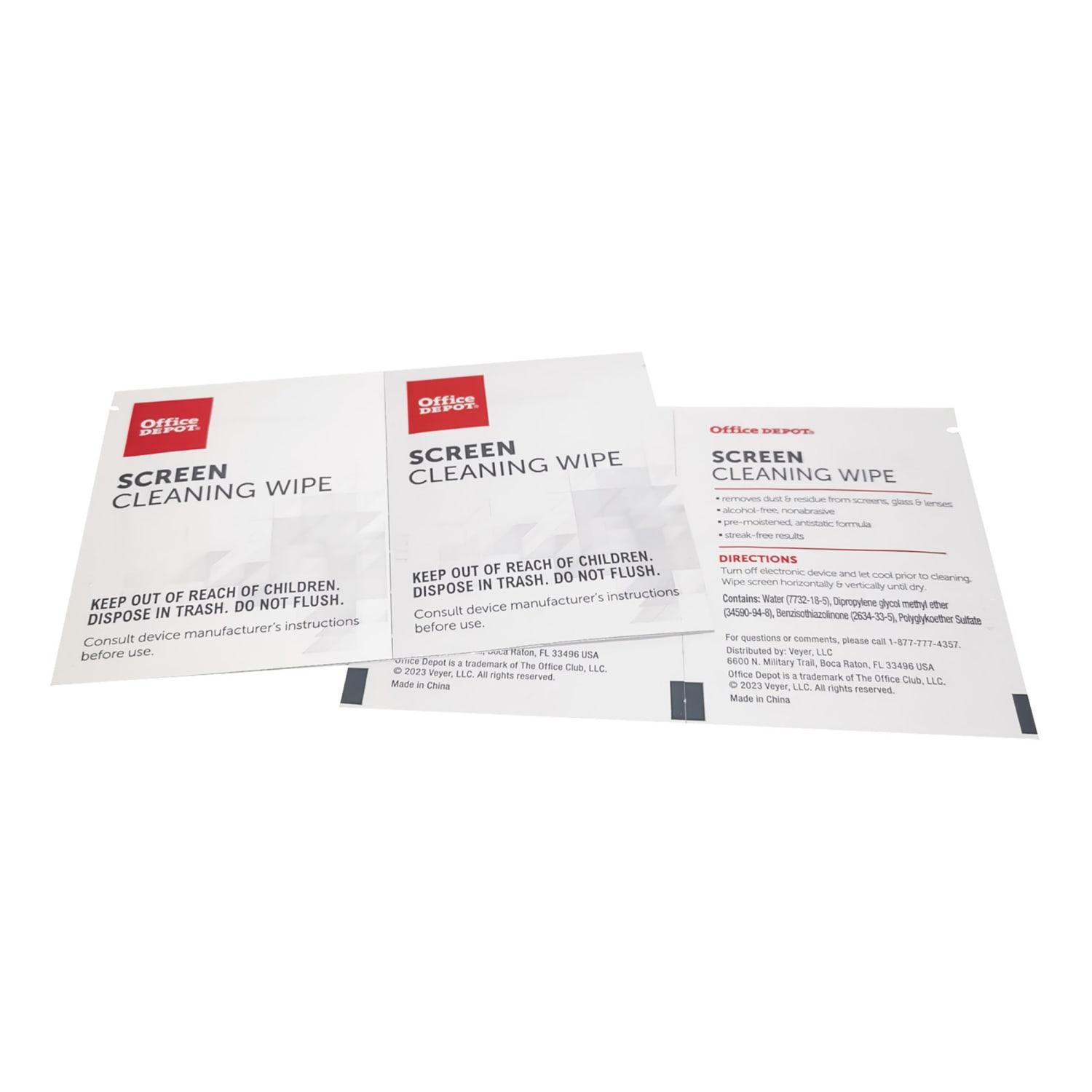 Office Depot Brand Screen Individually Wrapped Cleaning Wipes, Box Of 100 - Image 5