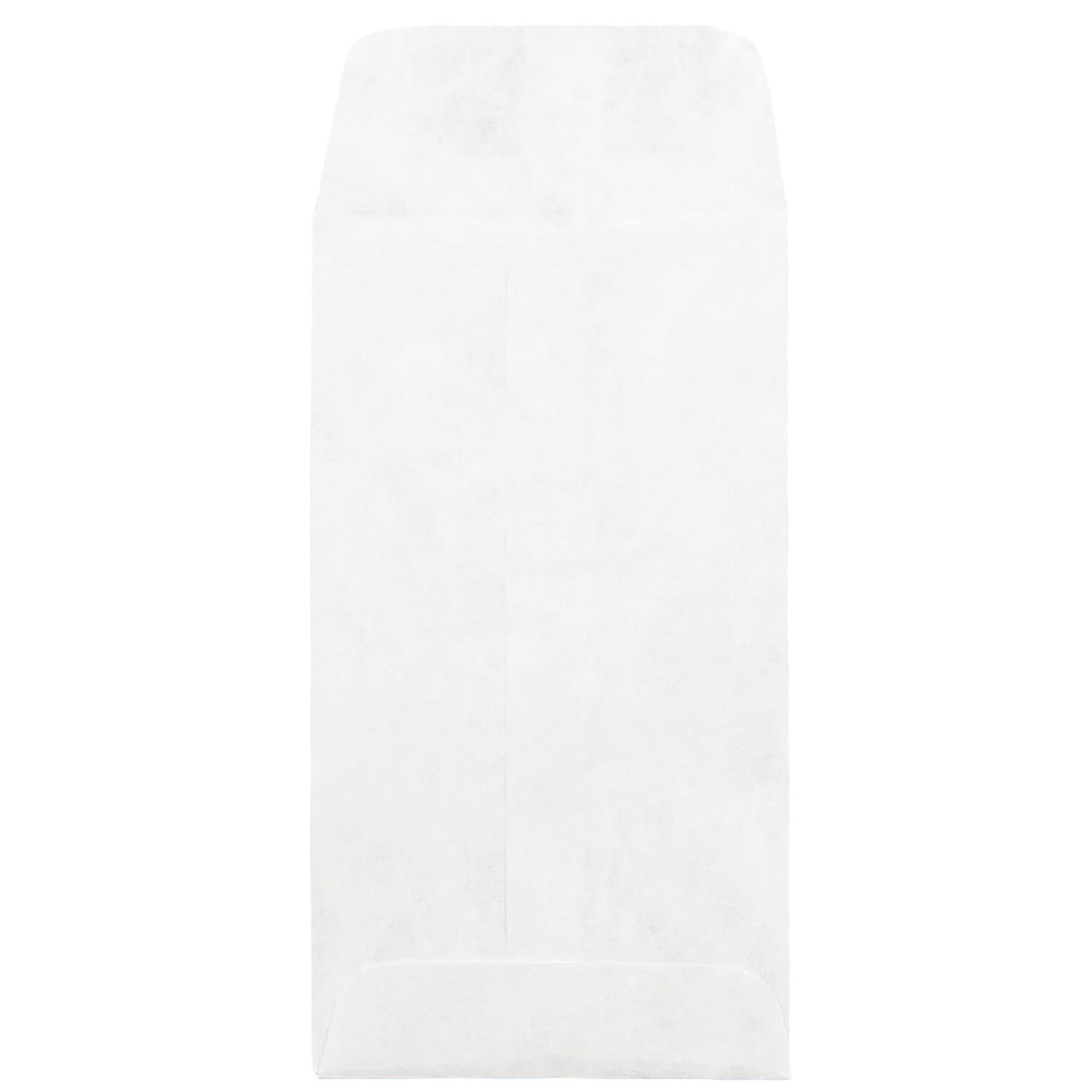 JAM Paper Tyvek Coin Envelopes, #7, Gummed Seal, White, Pack Of 50 Envelopes - Image 3