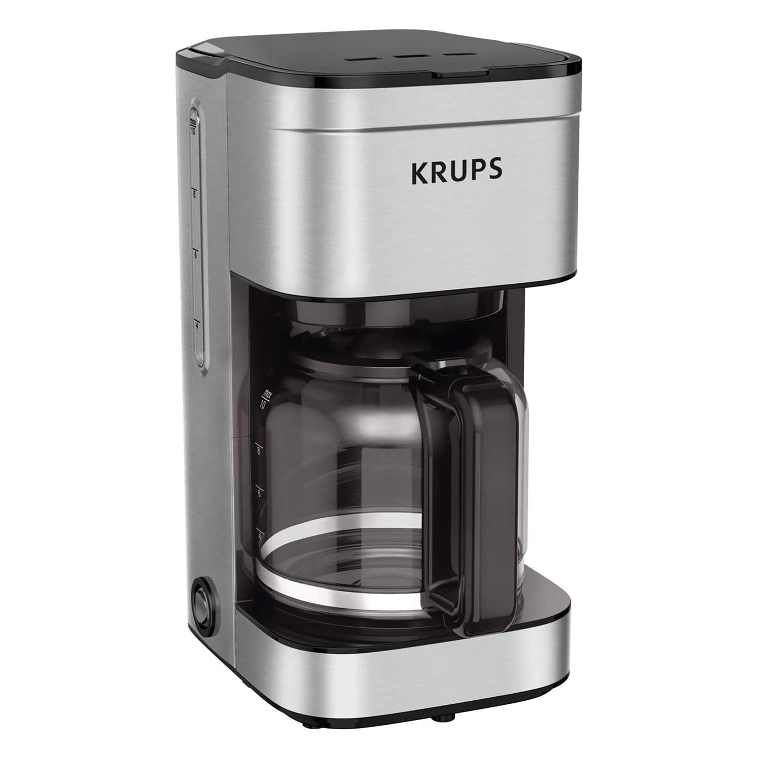KRUPS Simply Brew 10-Cup Programmable Coffee Maker, Silver
