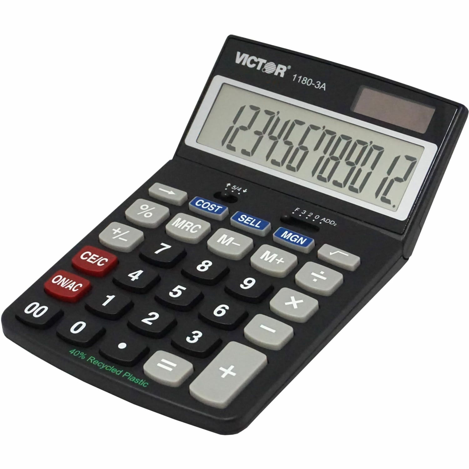 Victor 1180-3A 12-Digit Desktop Calculator With Antimicrobial Protection - Image 6