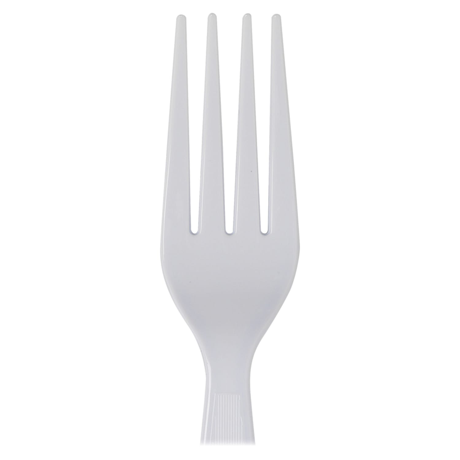 Dixie Heavyweight Styrene Forks, White, Carton Of 1,000 - Image 6