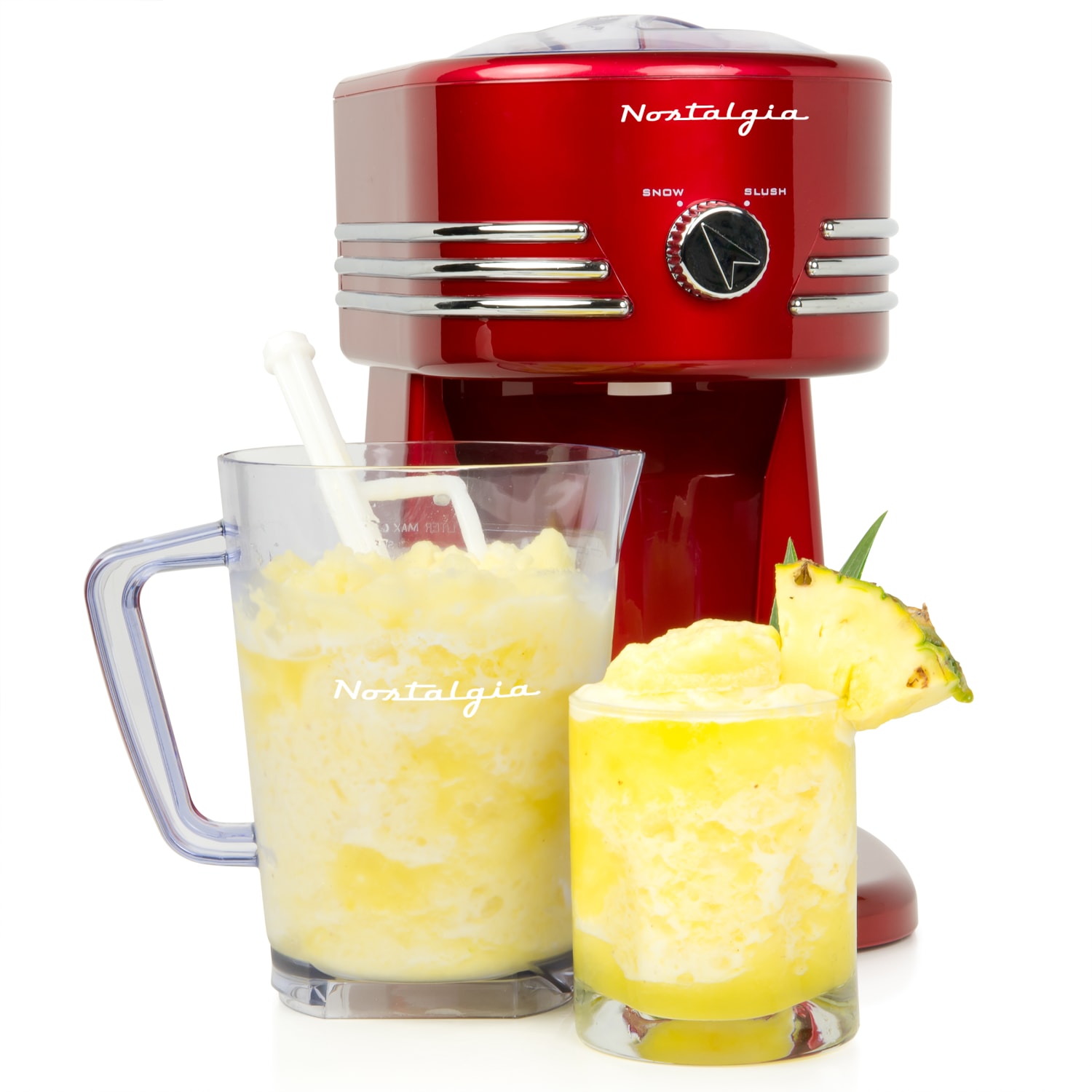 Nostalgia Electrics Retro 40 Oz Frozen Beverage Station, Red - Image 6
