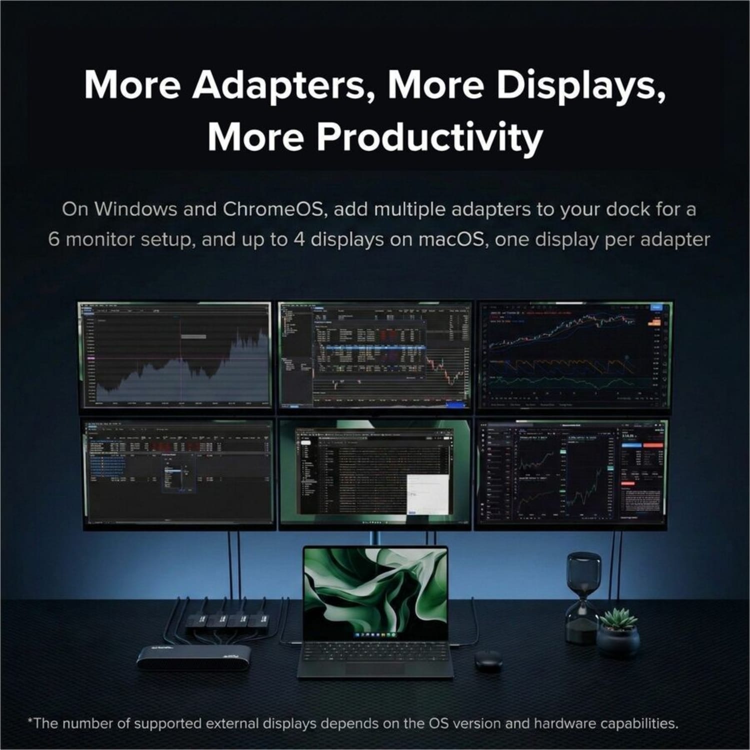 Plugable USB 3.0 to DisplayPort 4K DisplayLink Video Graphics Adapter for Multiple Monitors up to 3840x2160 - Supports Windows, Mac, and ChromeOS - Image 4