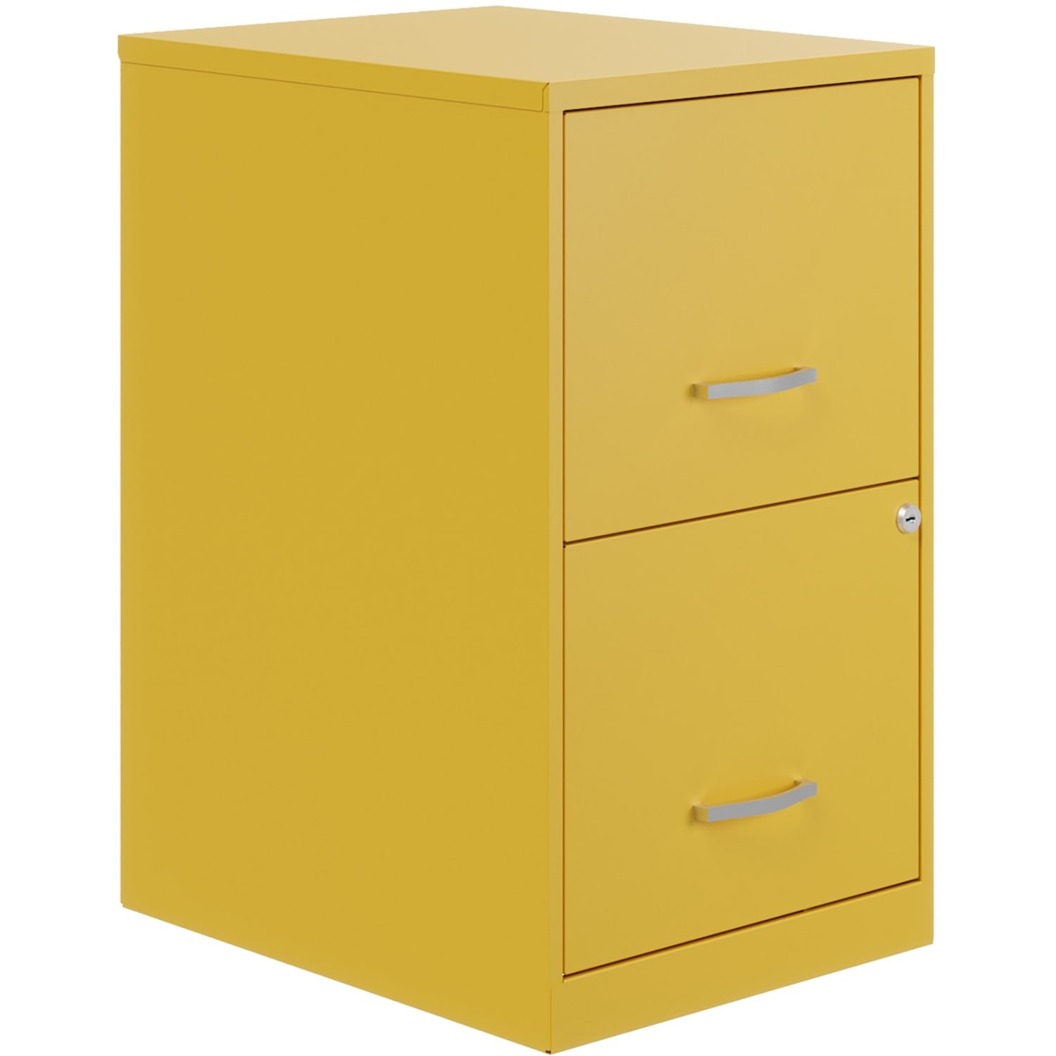 Realspace SOHO Smart 18inD Vertical 2-Drawer File Cabinet, Gold - Image 4