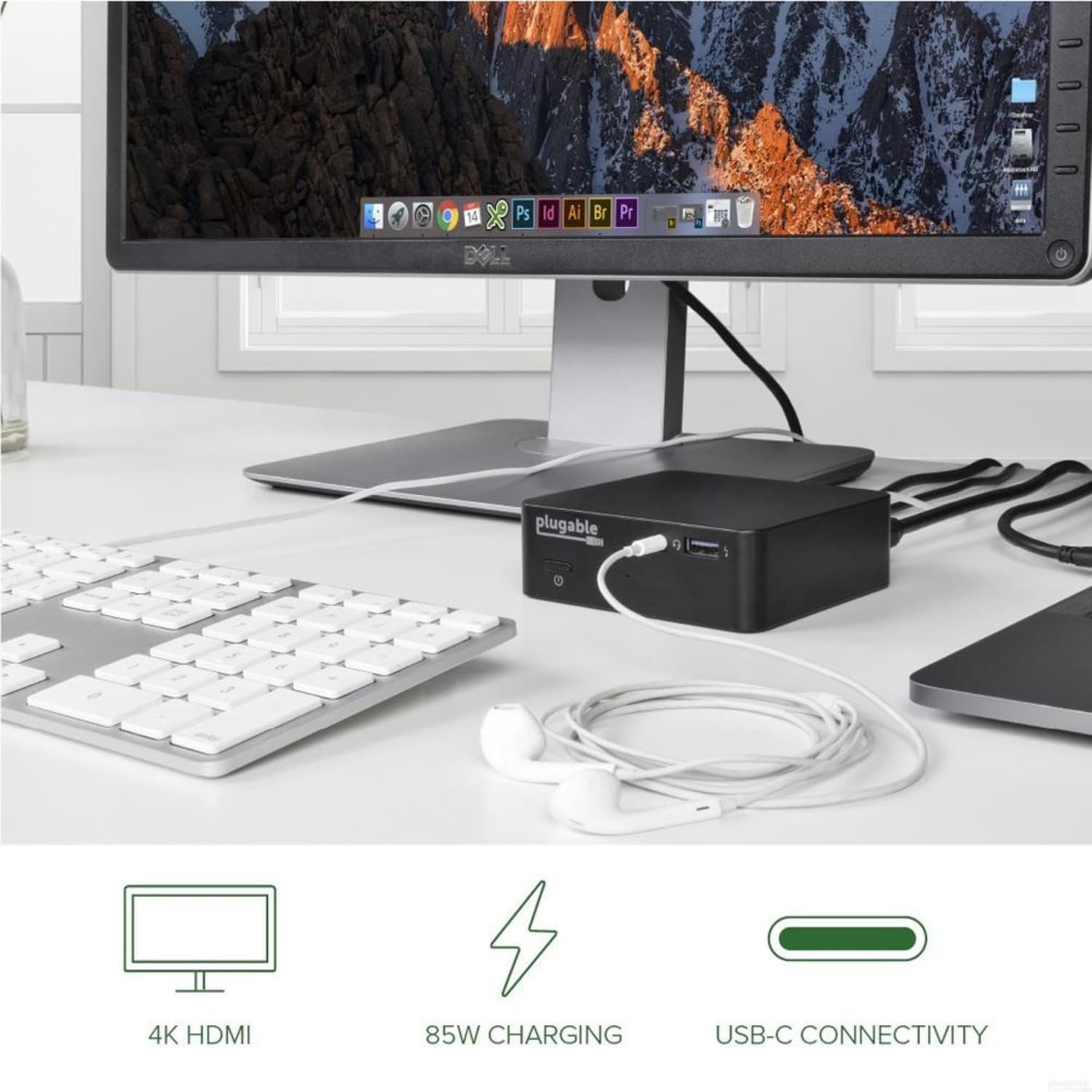 Plugable USB C Dock with 85W Charging includes VESA Mount - UDCAM - Image 4