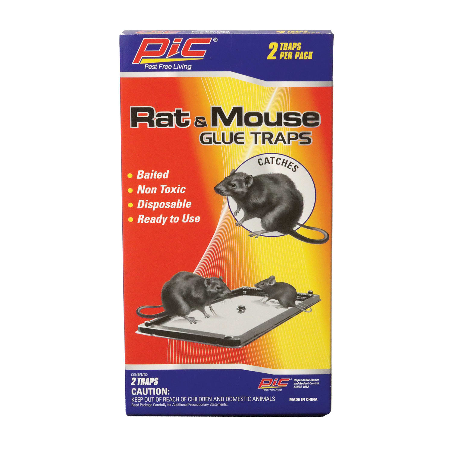 PIC Rat & Mouse Glue Trays, Pack Of 2 Trays