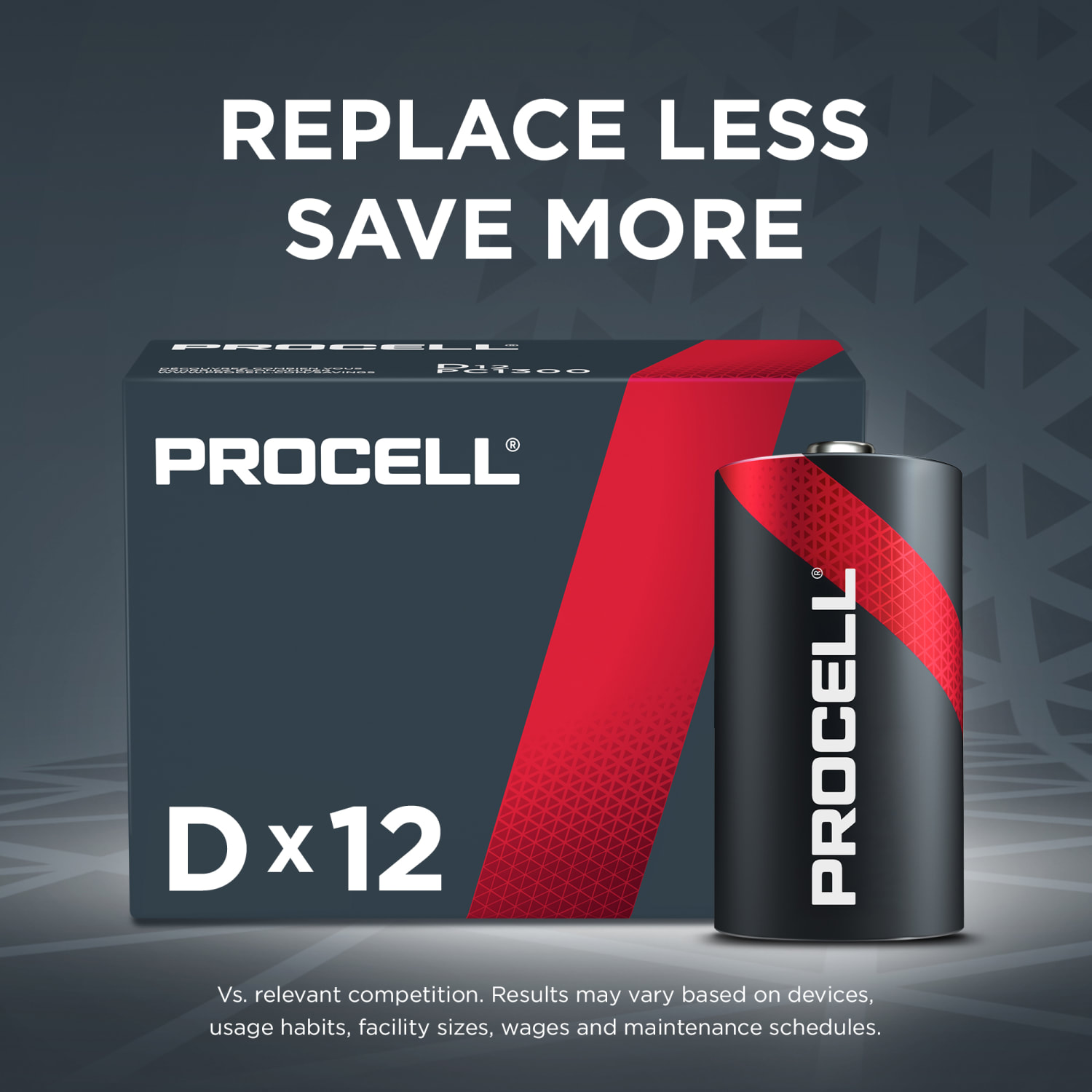 Procell D Alkaline Batteries, Pack Of 12 - Image 4