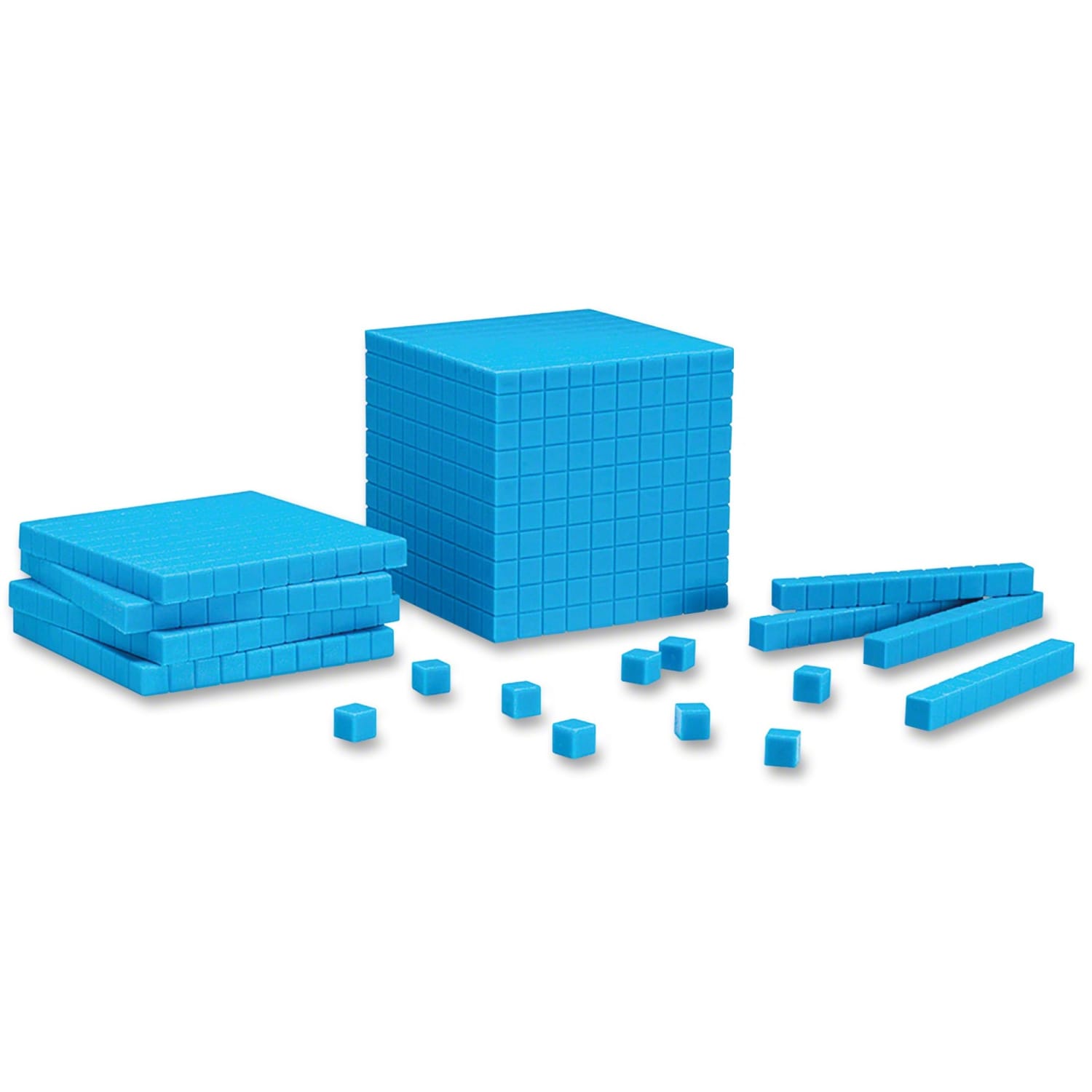 Learning Resources Base 10 Starter Set, Blue, Pre-K - College - Image 3