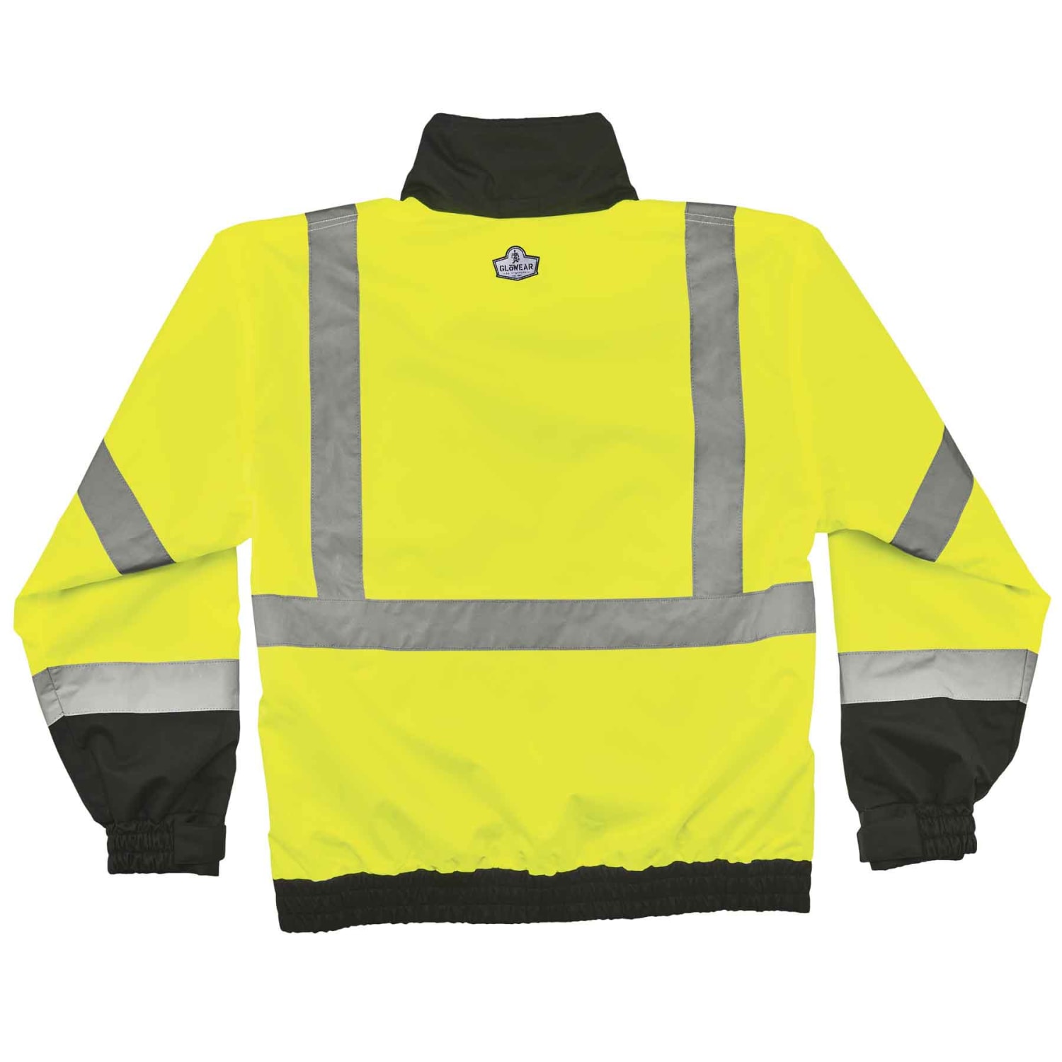 Ergodyne GloWear 8379 Type R Class 3 High-Visibility Fleece-Lined Thermal Bomber Jacket, 4X, Lime - Image 4