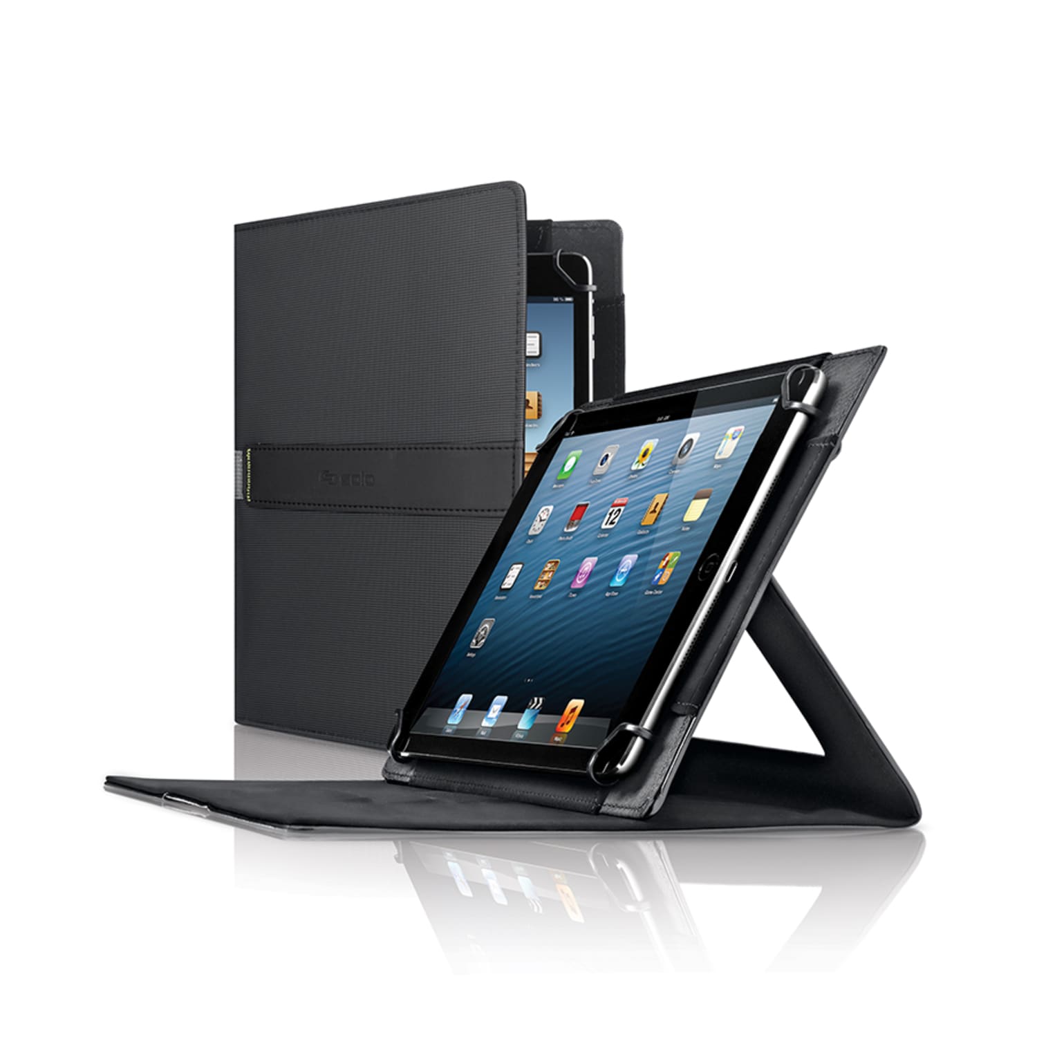 Solo New York Storm Universal Fit Tablet/eReader Booklet, 8.5in to 11in, Black - Image 4