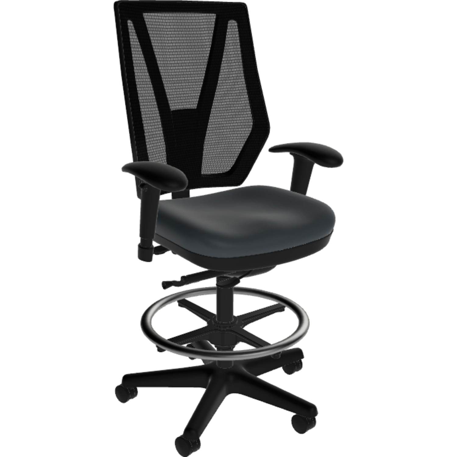 Sitmatic GoodFit Tall Stool, Navy