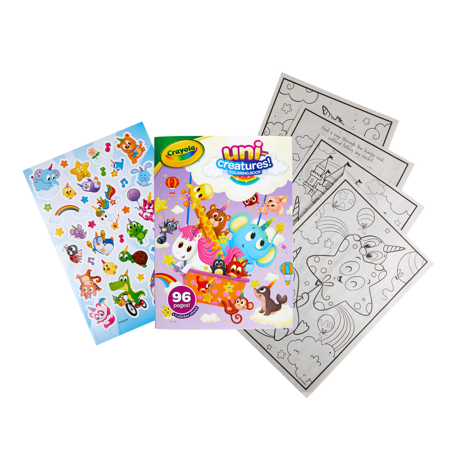 Crayola Coloring Books, Uni-Creatures, Bundle Of 8 Books - Image 3