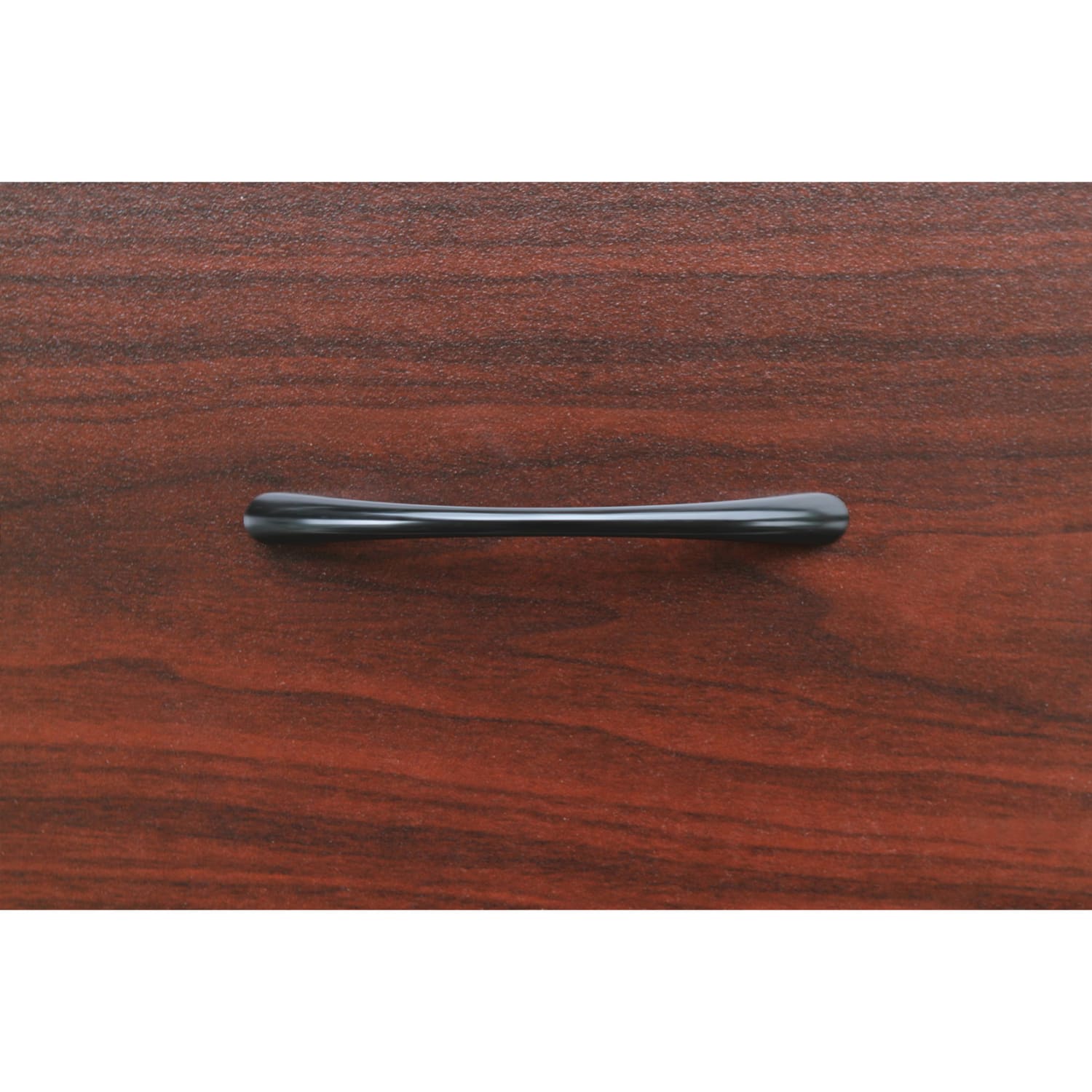 Lorell Laminate Traditional Drawer Pulls, 1inH x 4-1/2inW x 7/16inD, Black, Pack Of 2 Pulls - Image 3