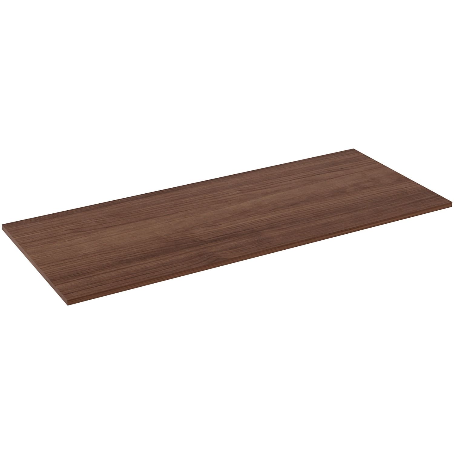 Lorell Laminate Table Top, 72inW x 30inD, Walnut - Image 4