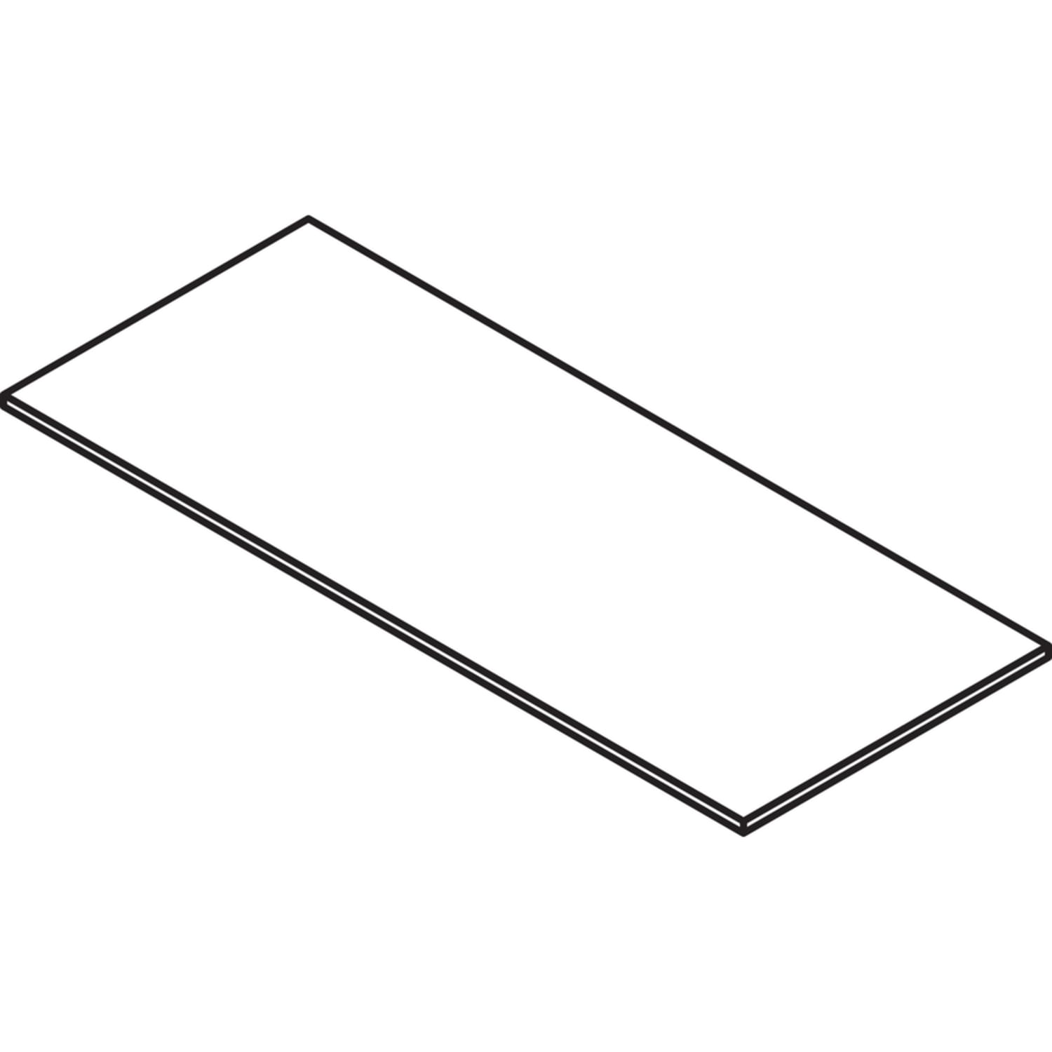 Lorell Laminate Table Top, 72inW x 30inD, Walnut - Image 6