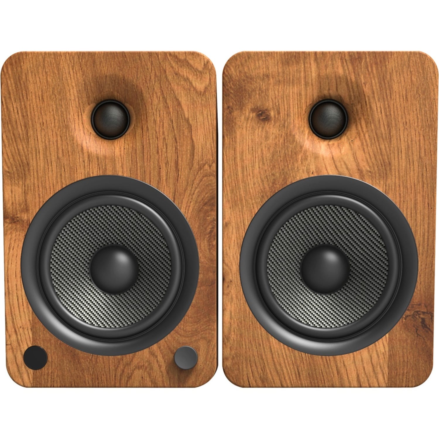 Kanto YU6 Bluetooth Speaker System - 100 W RMS - Walnut - Bookshelf - 50 Hz to 20 kHz - Image 3