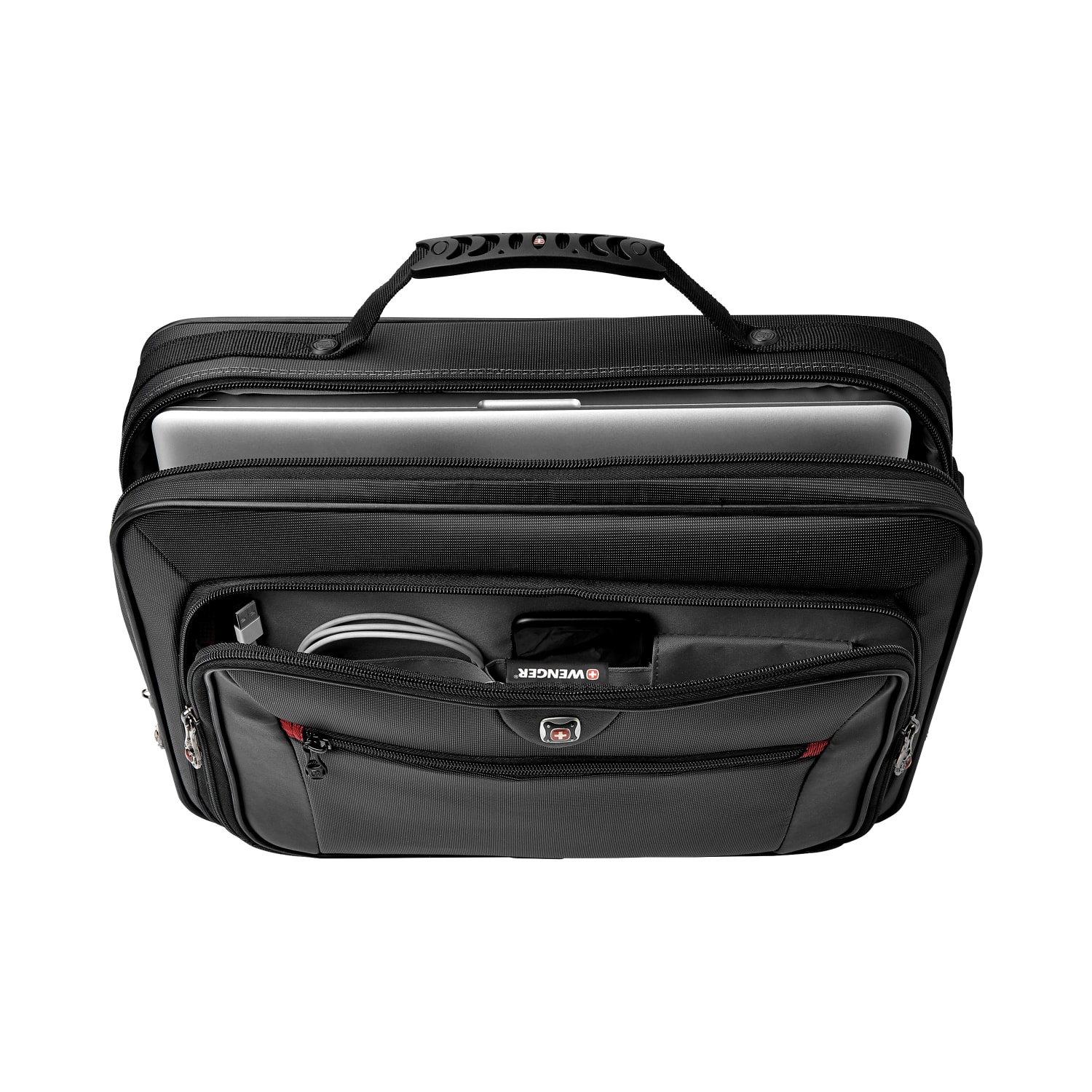Wenger Insight Single Gusset Laptop Case, Gray - Image 5