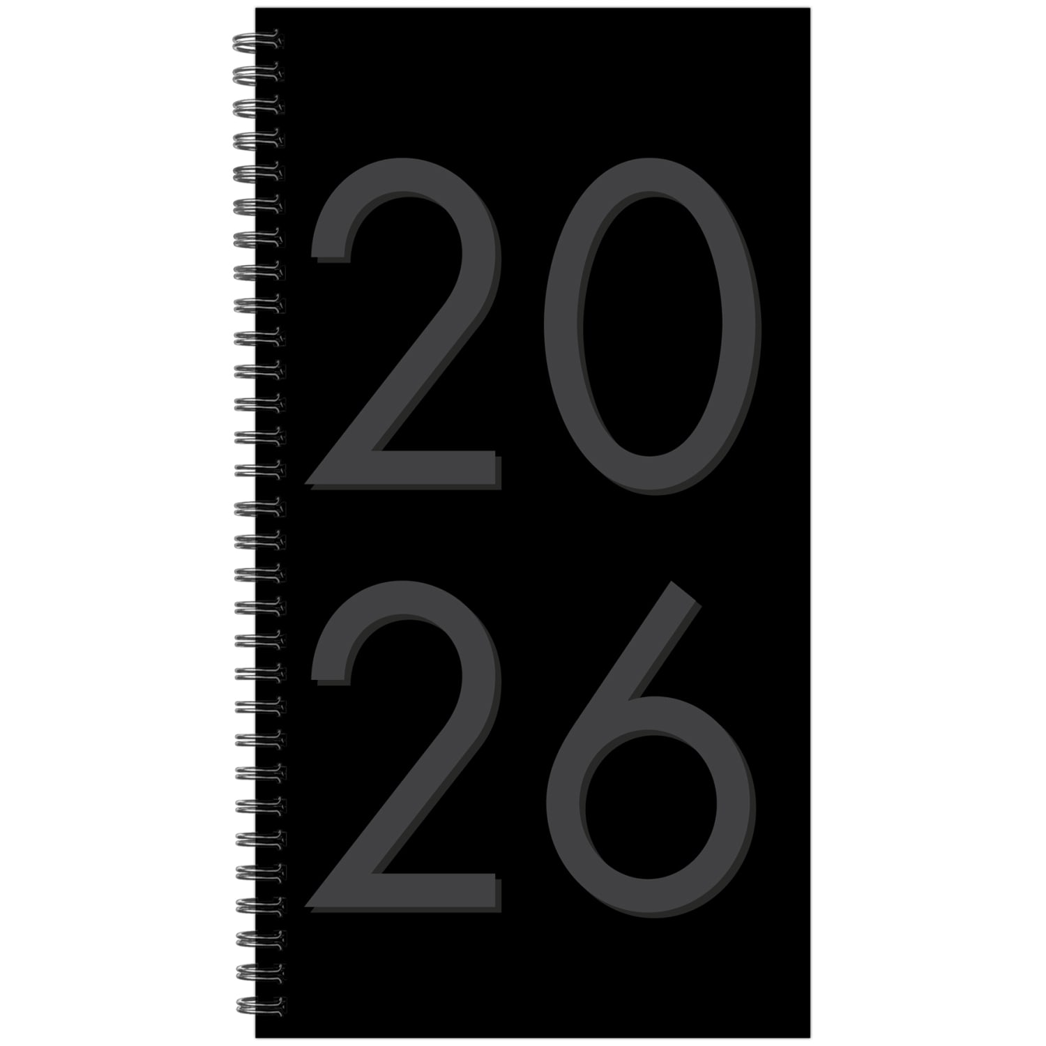 2026 Willow Creek Press Weekly/Monthly Spiral Pocket Planner, 3-1/2in x 6-1/2in, Black, January To December, 57315 - Image 3