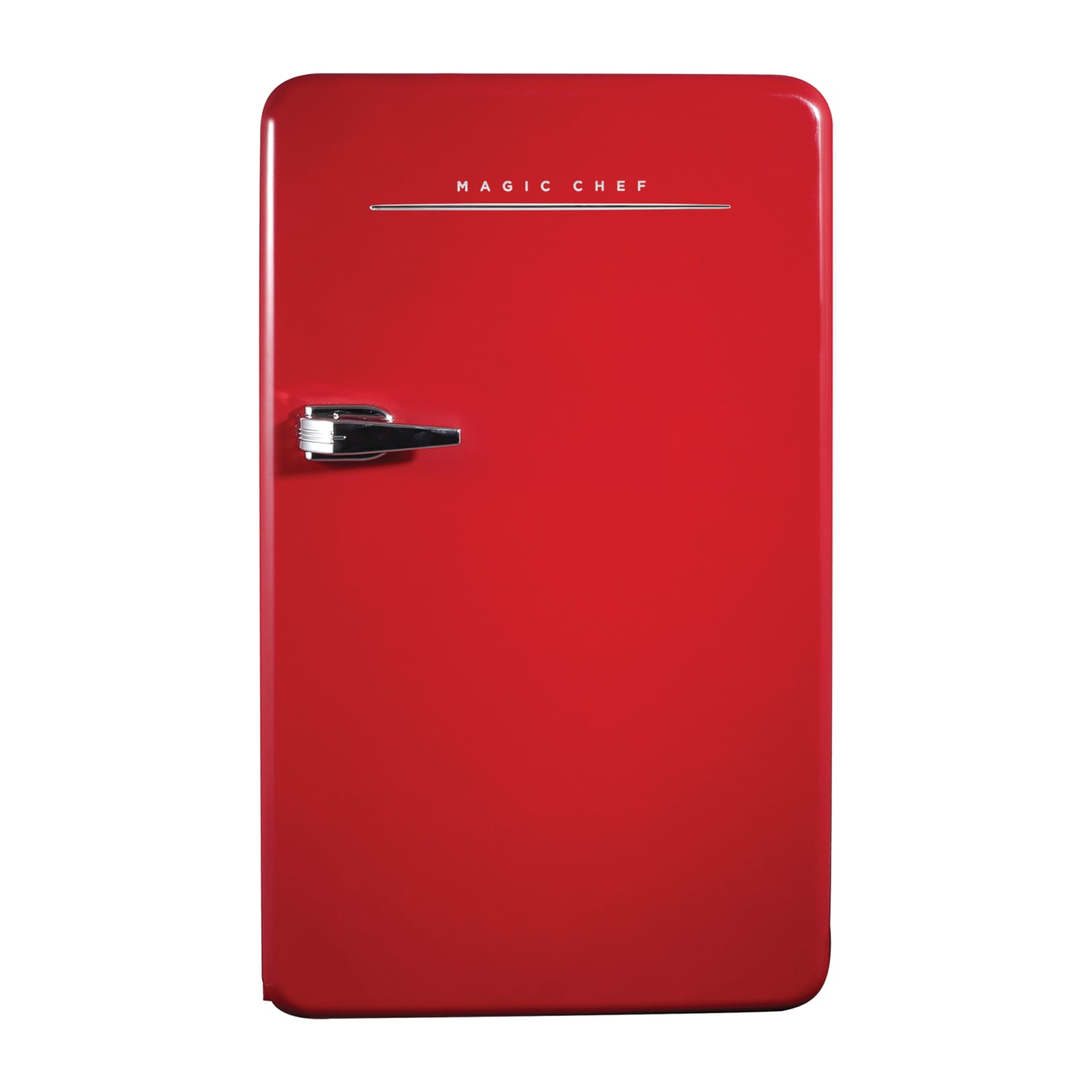 Magic Chef 3.2-Cu. Ft. Retro Mini Fridge With Manual Defrost, Red - Image 4