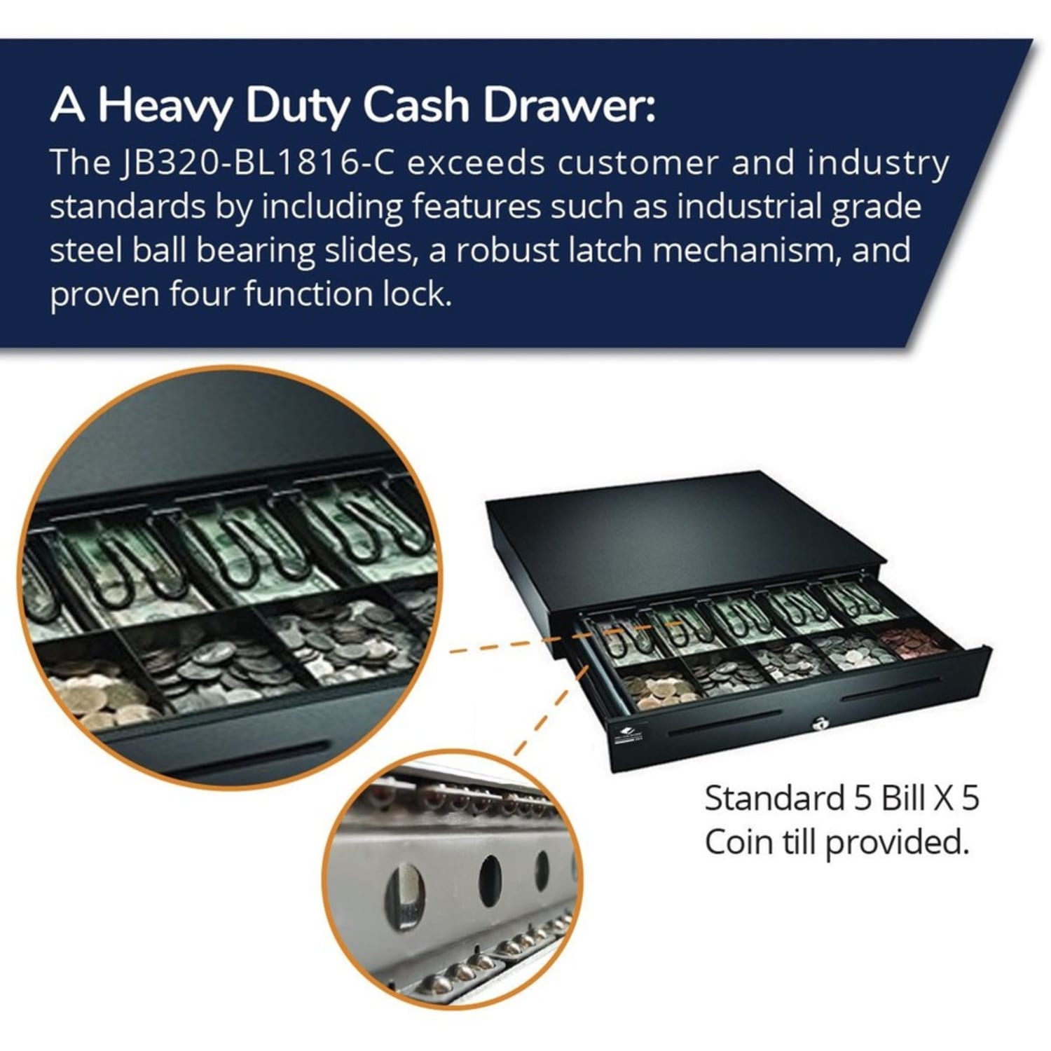 APG Cash Drawer 4000 Series Cash Drawer - Image 5