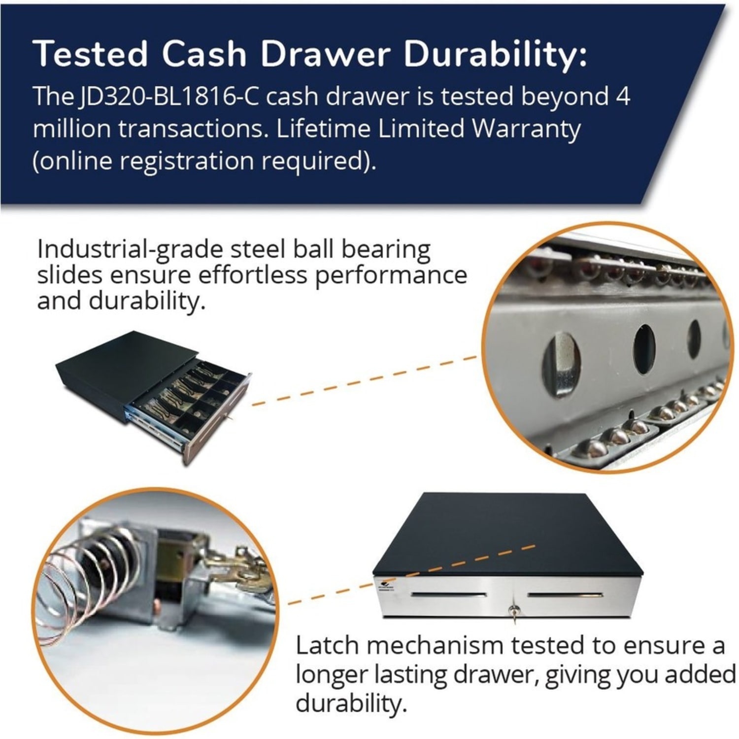 APG Cash Drawer 4000 Series 1816 Cash Drawer - Image 6