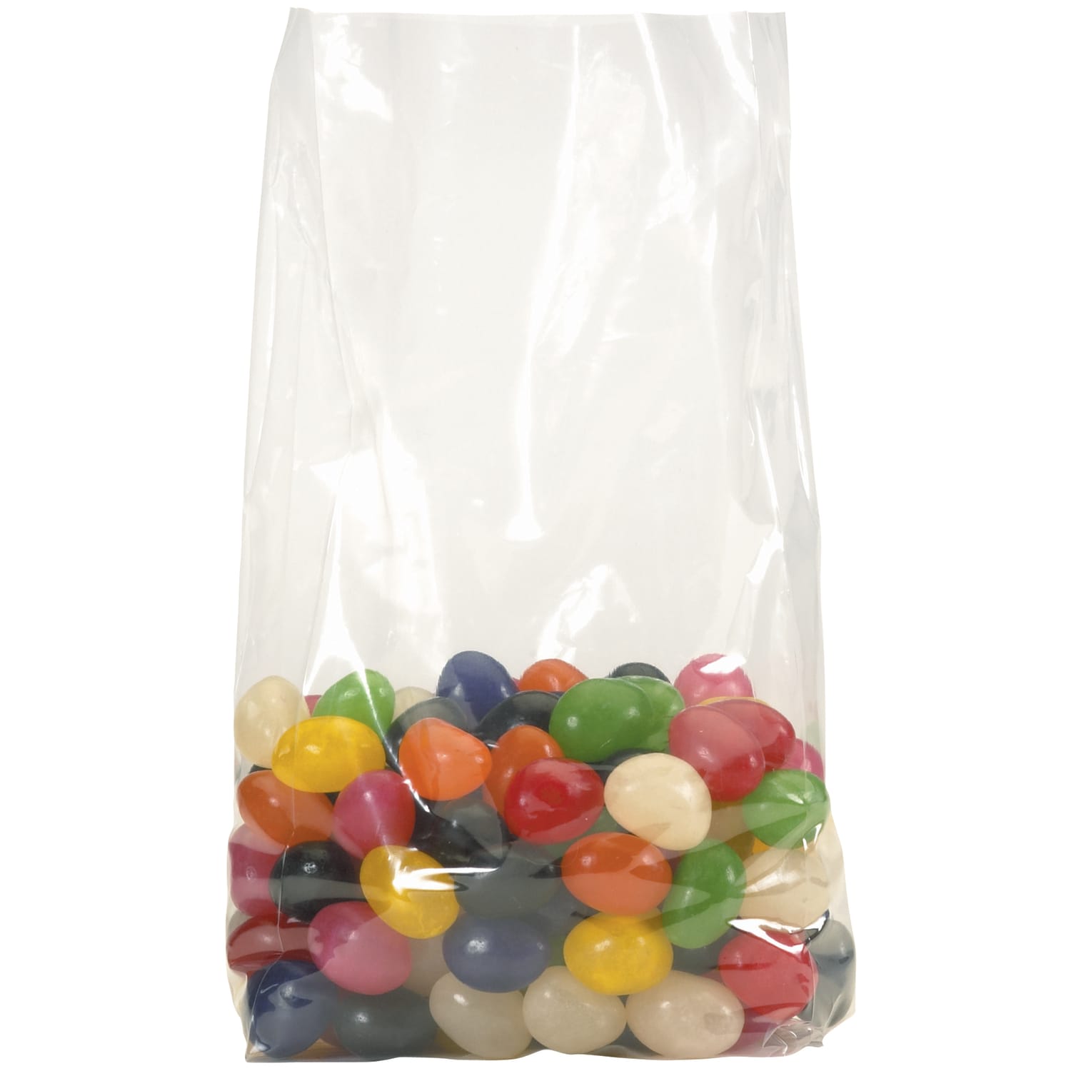Office Depot Brand 2 Mil Gusseted Poly Bags, 12in x 12in x 24in, Clear, Case Of 500