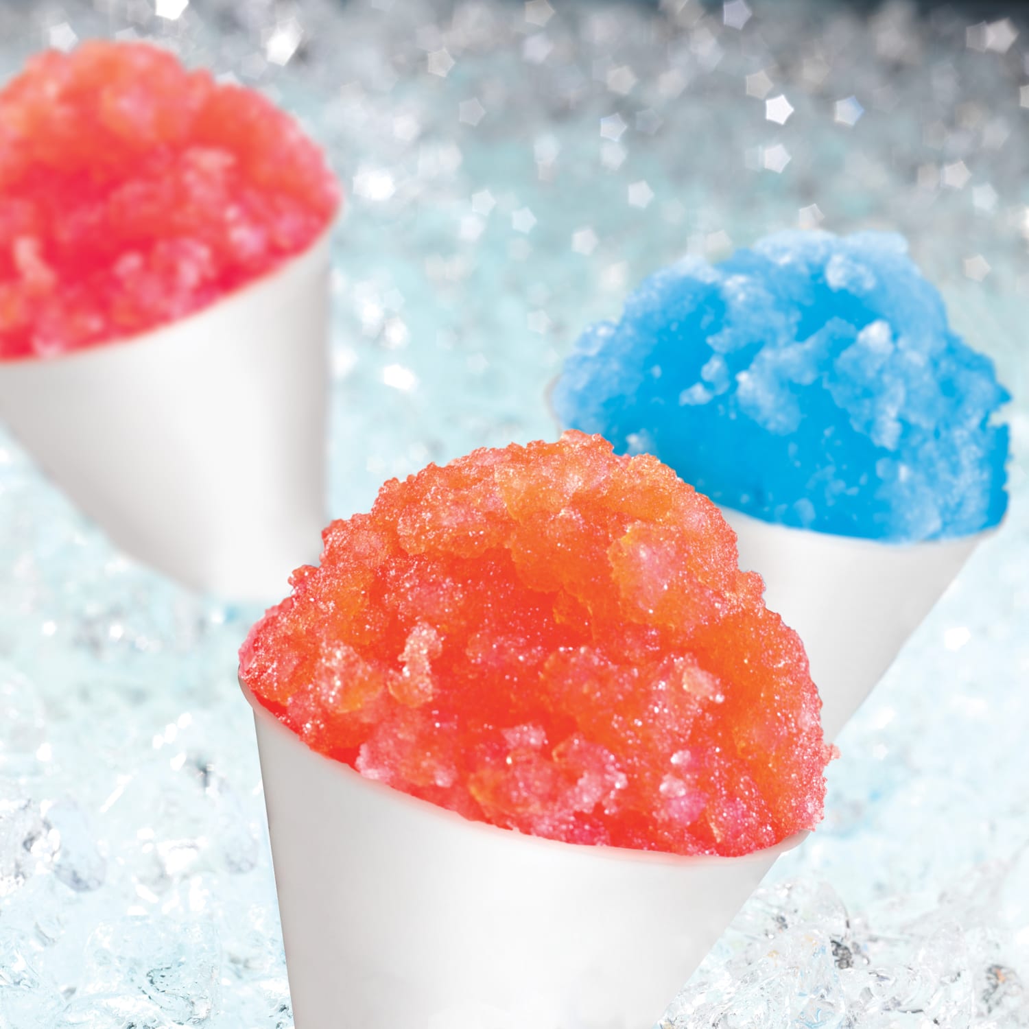 Nostalgia Electrics Premium 16 Oz Snow Cone Syrups, Cups and Spoon-Straws Party Kit - Image 6