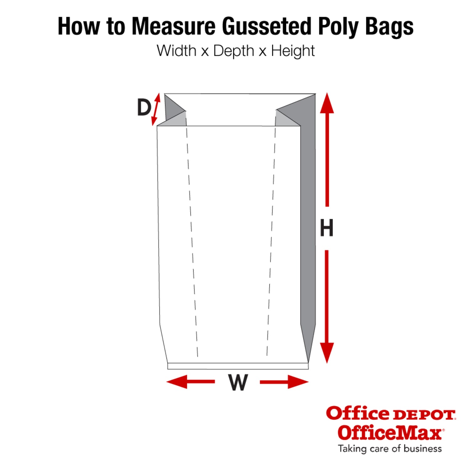 Office Depot Brand 2 Mil Gusseted Poly Bags, 15in x 9in x 32in, Clear, Case Of 250 - Image 3