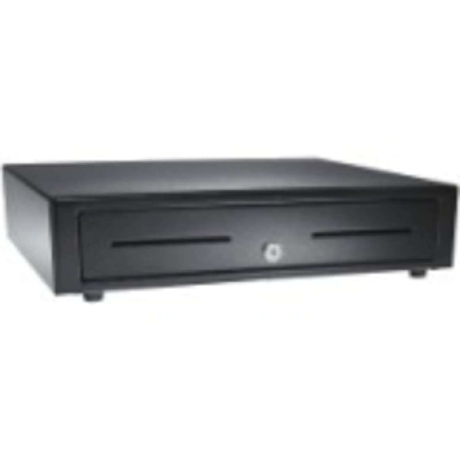 apg Genesis Cash Drawer - 5 Bill - 5 Coin - 2 Media SlotSerial Port, - Stainless Steel, Plastic - Black - 4.3in Height x 16.2in Width x 16.3in Depth - Image 3