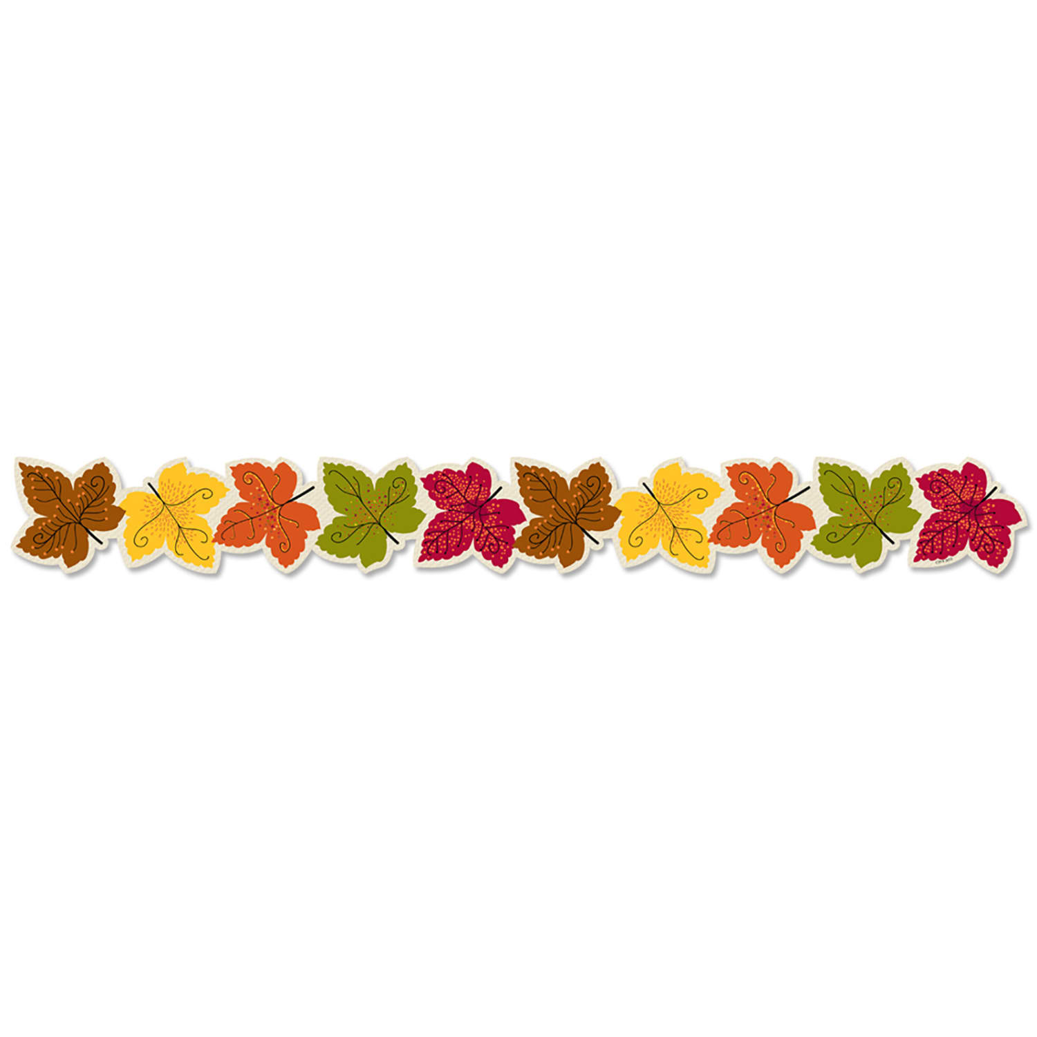 Creative Teaching Press EZ Borders, Maple Leaves, 48' Per Pack, Set Of 3 Packs - Image 3