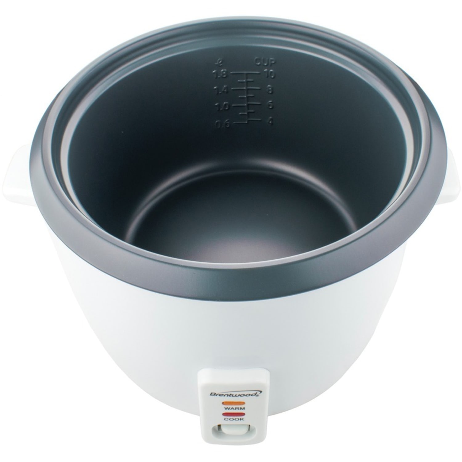 Brentwood 10-Cup Rice Cooker and Steamer, White - Image 4